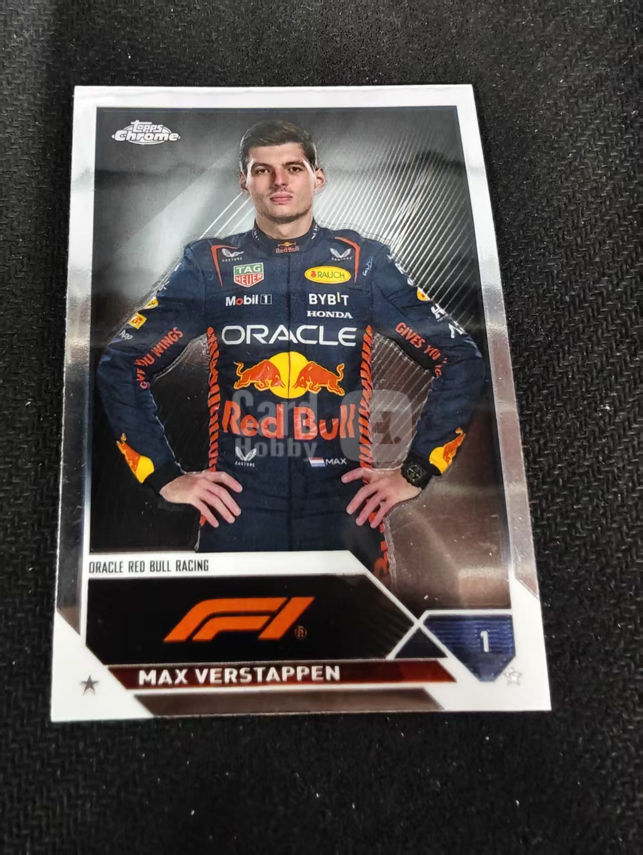 2023 Topps Chrome F1 Max Verstappen 维斯塔潘 红牛 划痕 边角瑕疵 #1