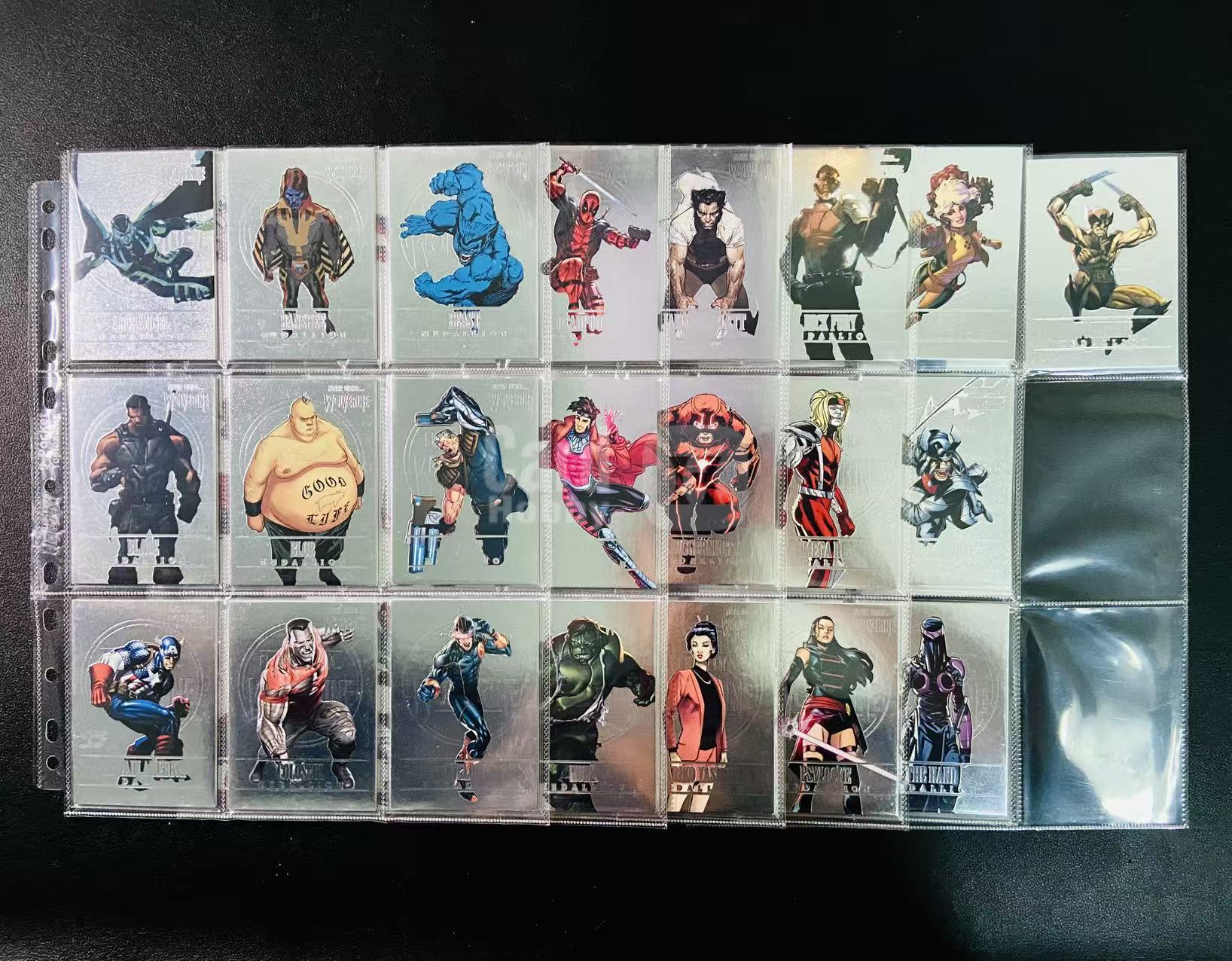 2024 Fleer Marvel (MCU) 漫威 金刚狼系列 银奖章特卡 1-50号齐套 带卡页发货 漫威漫画 原画风 厚卡不保卡品 绯红女巫 死侍 美国队长 金刚狼 X战警 复仇者联盟