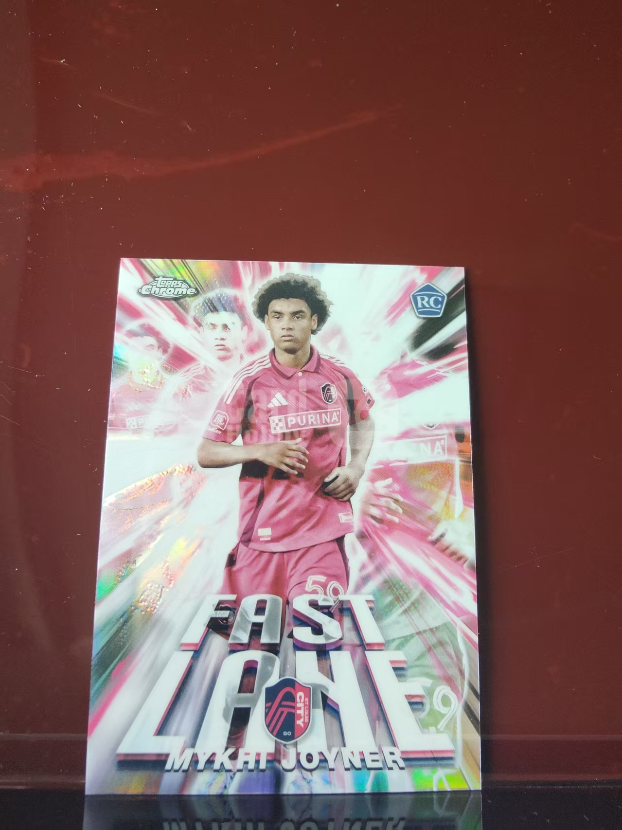 2025 Topps Chrome mykhi joyner 圣路易斯城 乔伊纳 新秀RC fast lane 快车道特卡  银折 美职联 卡品如图 C018F