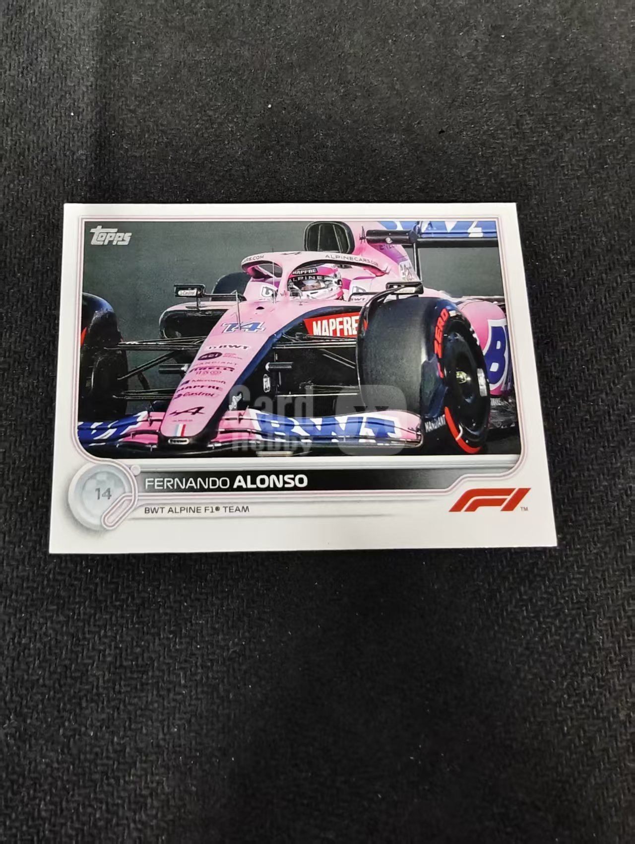 2022 Topps F1 Chrome Fernando Alonso 阿隆索 头哥 阿斯顿马丁 划痕 边角瑕疵 @15