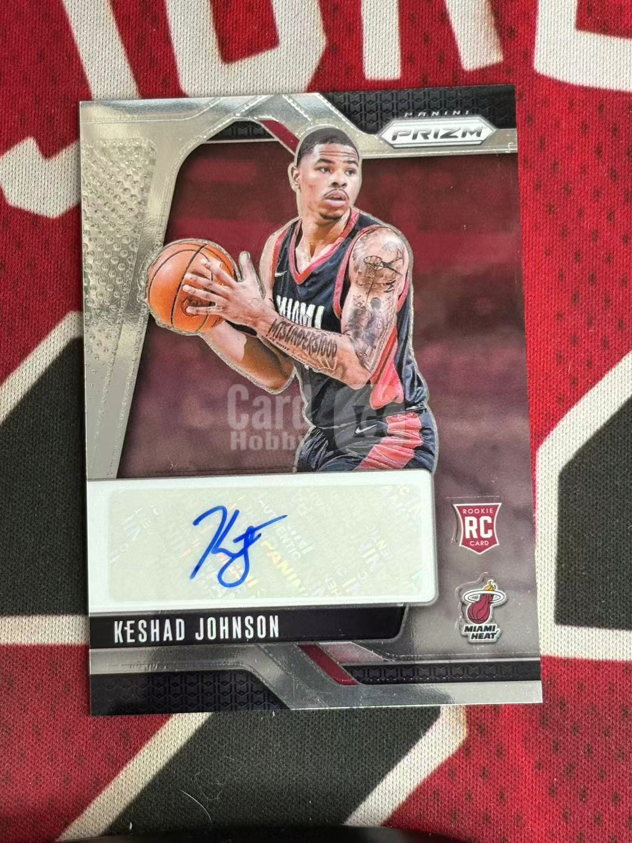 2024-25 PANINI PRIZM PZ系列 KESHAD JOHNSON 热火 新秀RC 凯沙德约翰逊 签字卡 正新秀签字卡 专收凑套必备【烂臭嘴拍卖】
