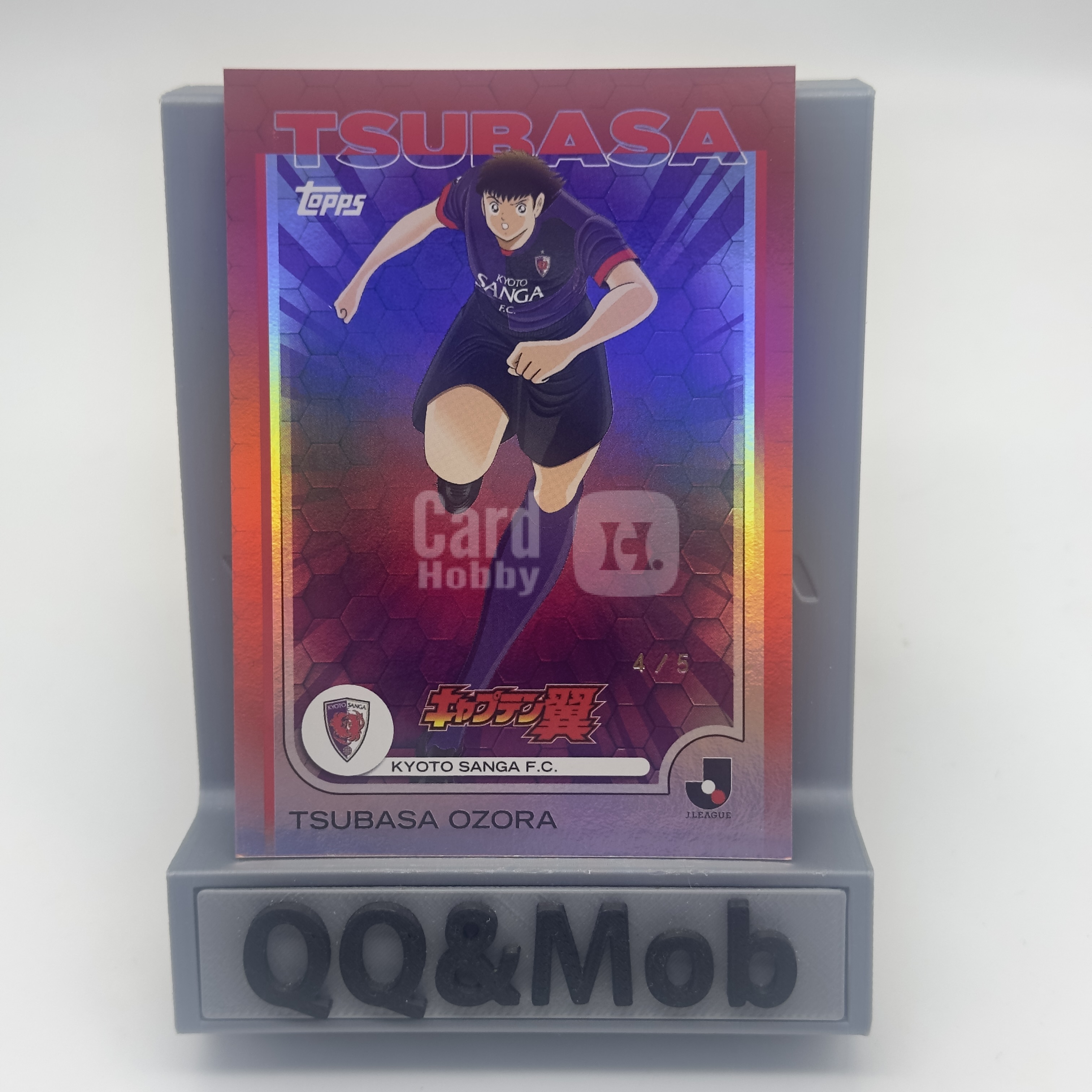 2024-25 Topps J League Chrome Tsubasa Ozora 日本J联赛 Captain 足球小将 南葛 大空翼 大比例 SSP 京都不死鸟 4/5编 正红折 折射 微瑕如图