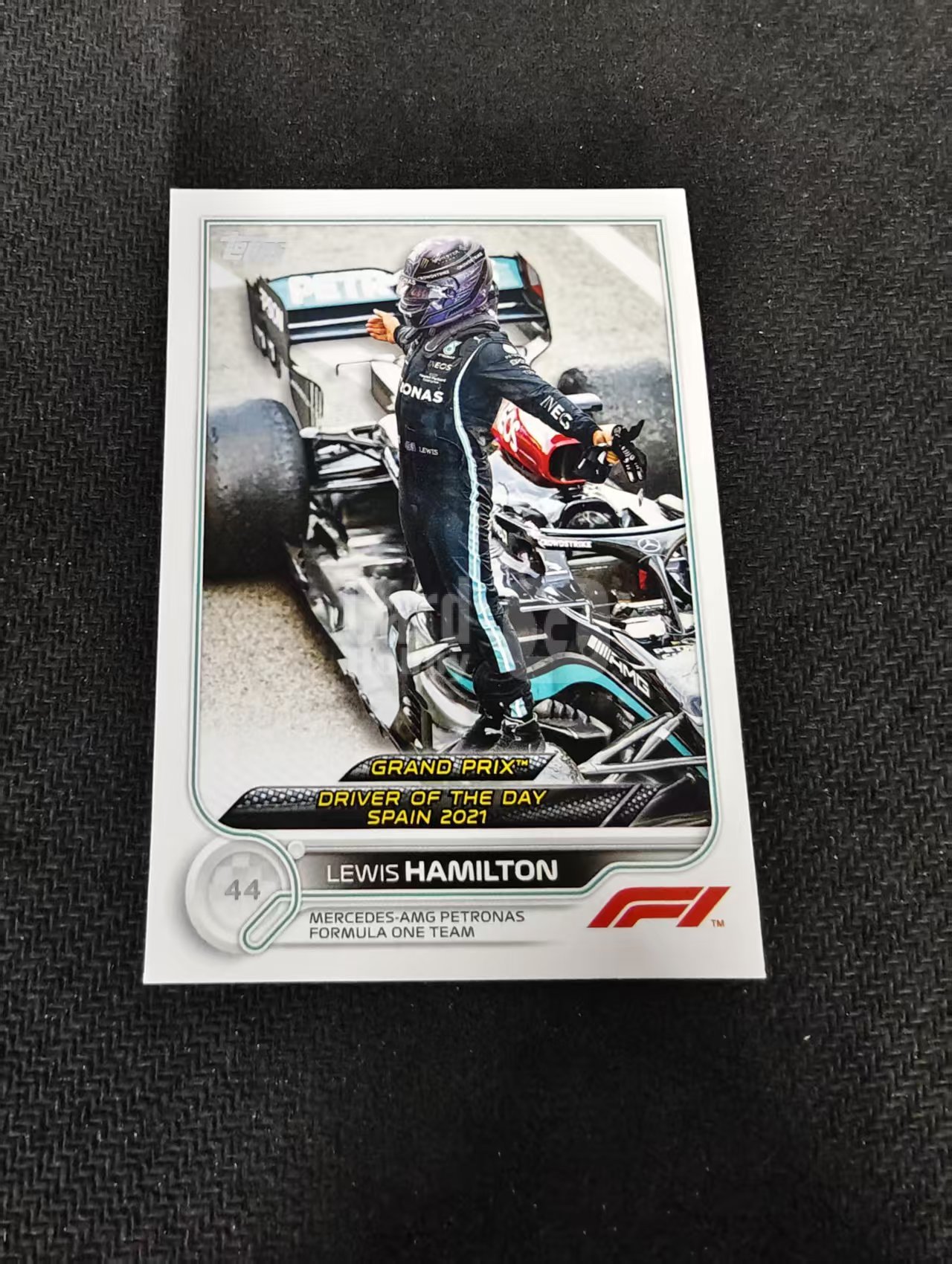 2022 Topps Chrome F1 Lewis Hamilton 刘易斯 汉密尔顿 AMG梅赛德斯奔驰 划痕 边角瑕疵 @176