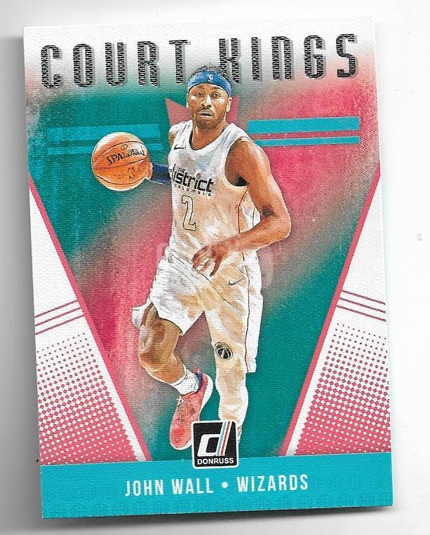 2018-19 Panini Donruss John Wall （鸿英收藏社）2018-19 Panini Donruss NBA 华盛顿奇才 沃尔 油画 球星卡 #9