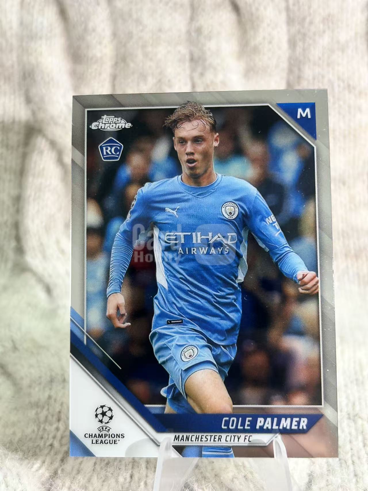 2021-22 Topps UEFA Champions League Cole Palmer 科尔・帕尔默,效力曼城,RC 新秀,英格兰天才中场,脚法细腻,进攻创造力突出