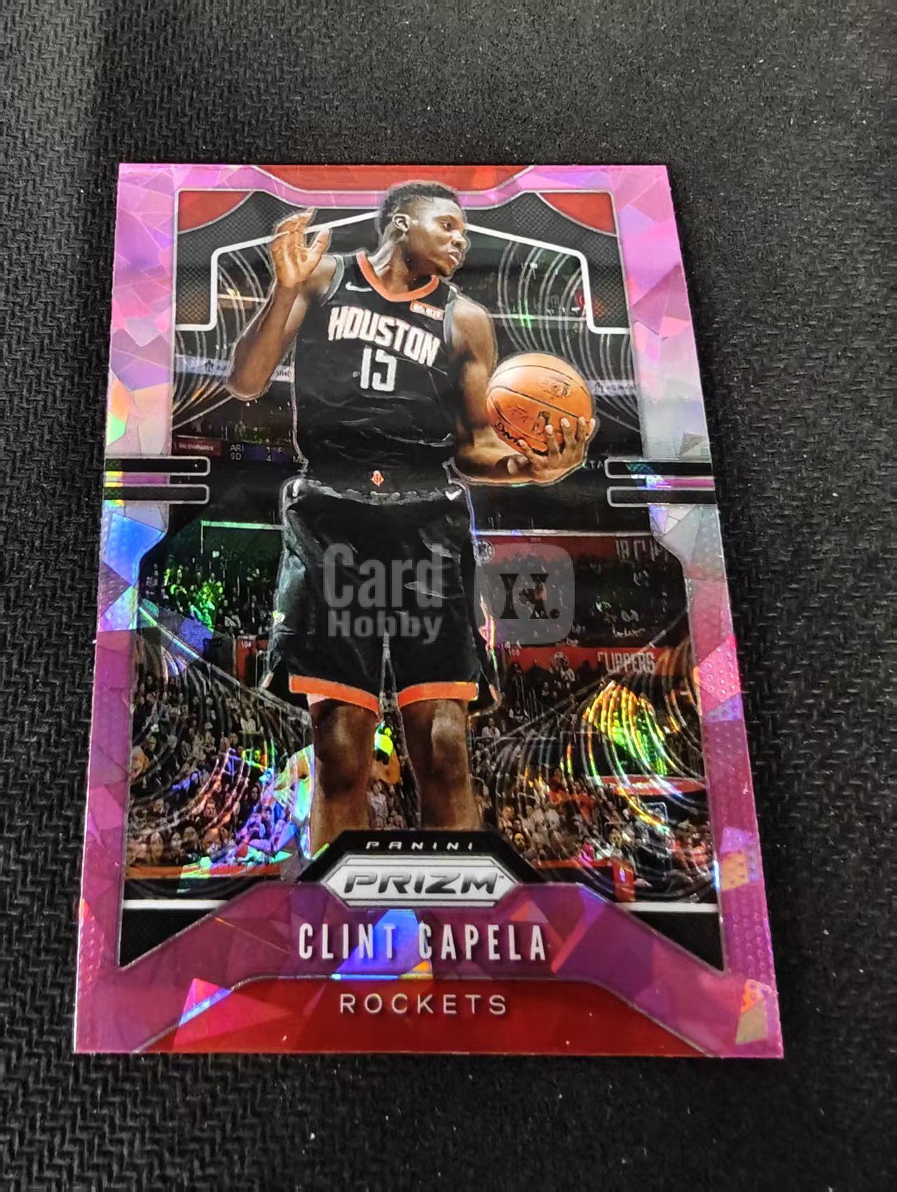 2019-20 Panini Prizm Clint Capela 火箭 克林特 卡佩拉 粉碎冰 PZ 划痕 边角瑕疵 #110