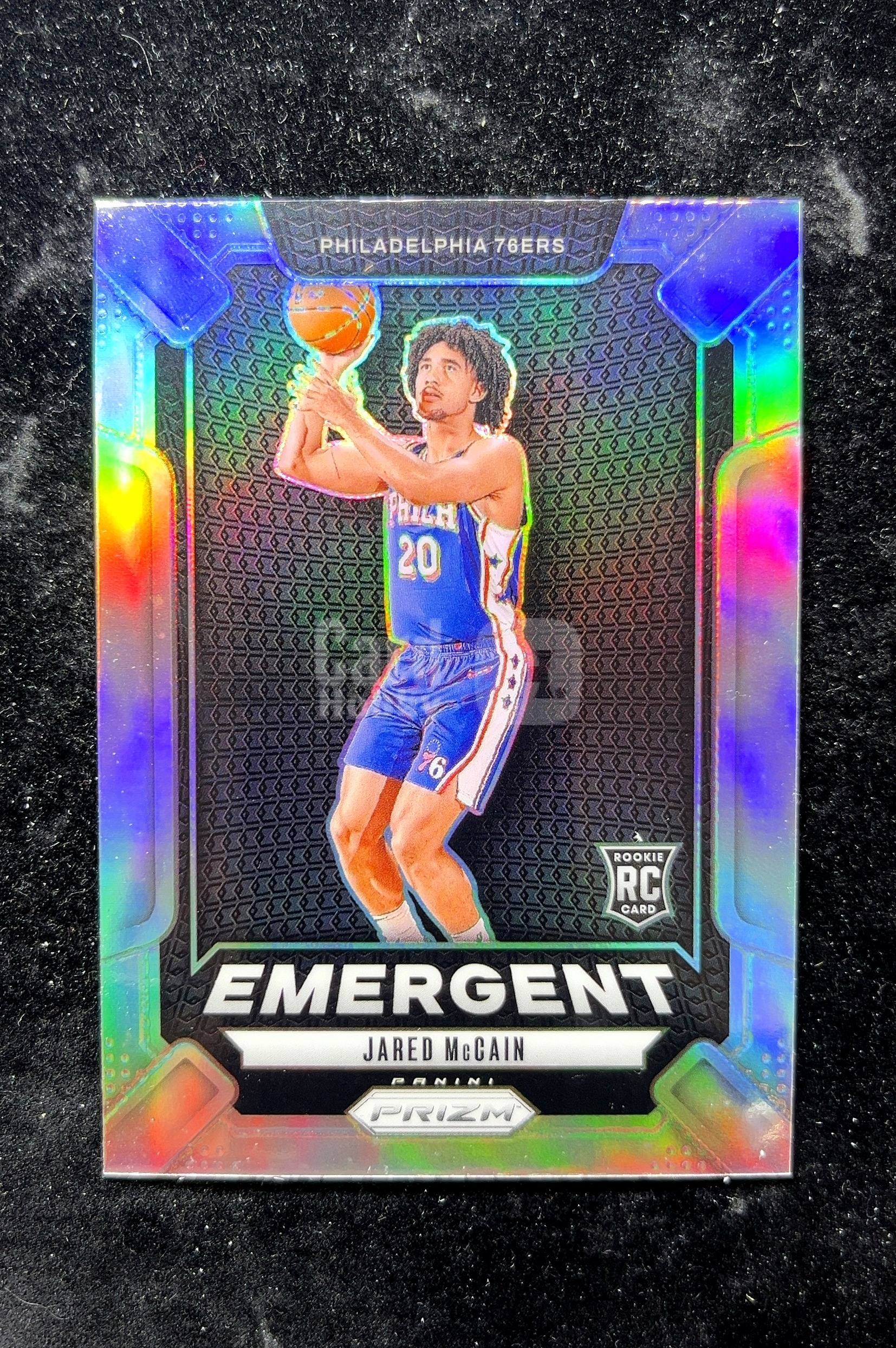 【小白1%代卖】2024 Panini Prizm Emergent 新兴 Jared McCain 贾里德·麦凯恩 银折 折射 新秀 RC 卡品如图 高价值 #19 0702