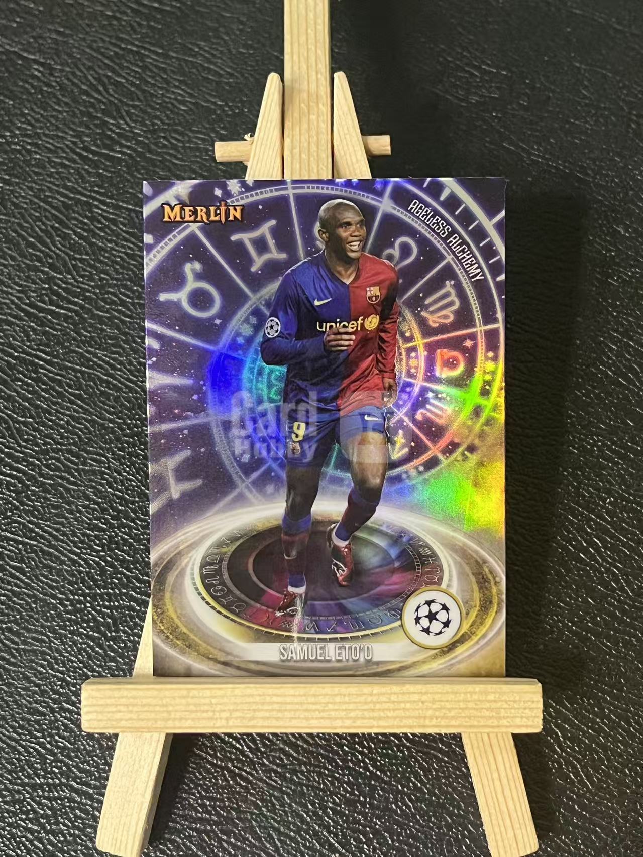 2024 Topps merlin Samuel Eto'o 埃托奥 巴萨 特卡 欧冠 梅林 银折 实卡精美 卡品如图 LZ5