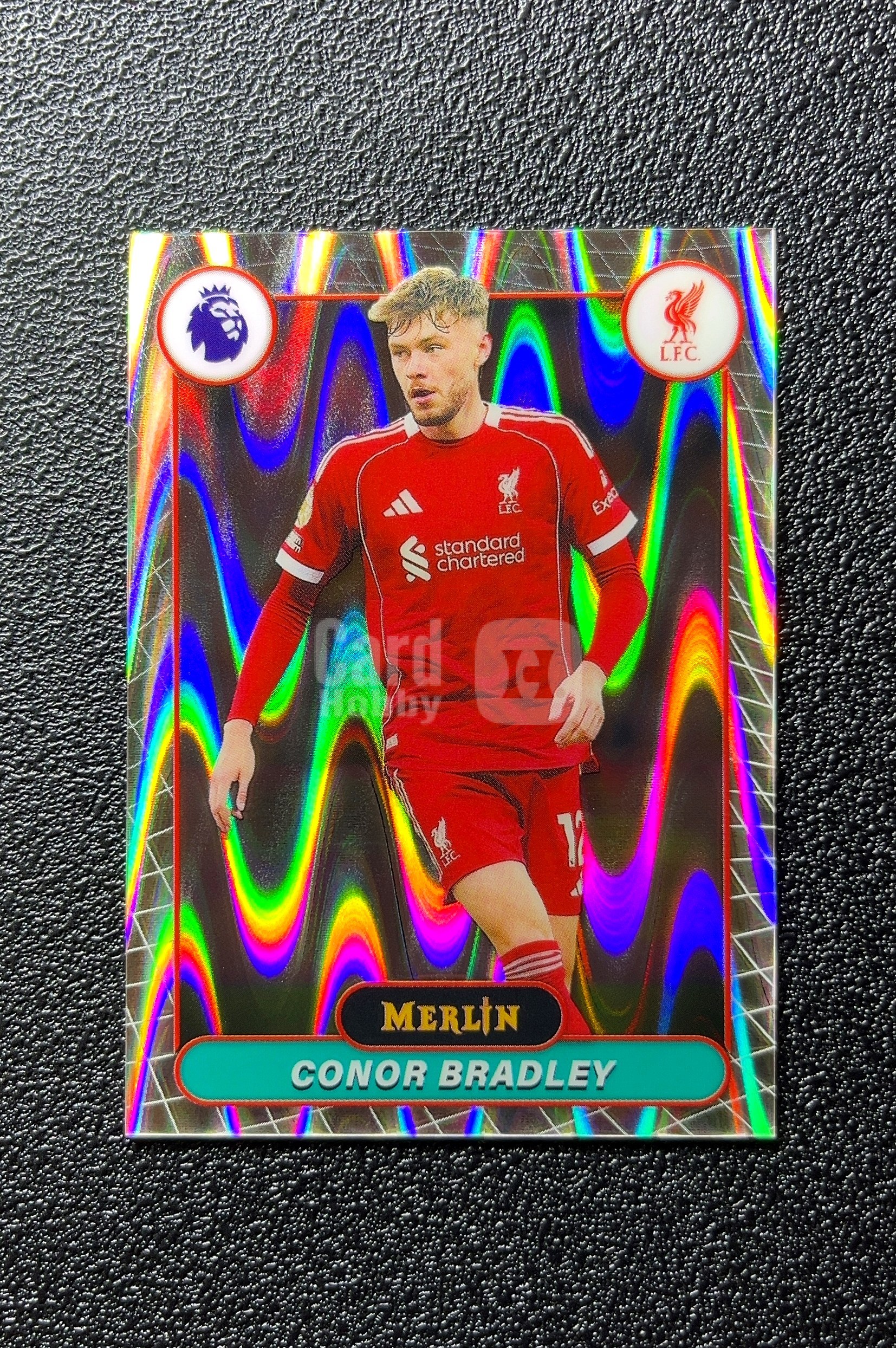 【小白1%代卖】2026 Topps Merlin Conor Bradley 康纳·布拉德利 银变形虫折 折射 卡品如图 高价值 #119 Liverpool FC 利物浦足球俱乐部 0712