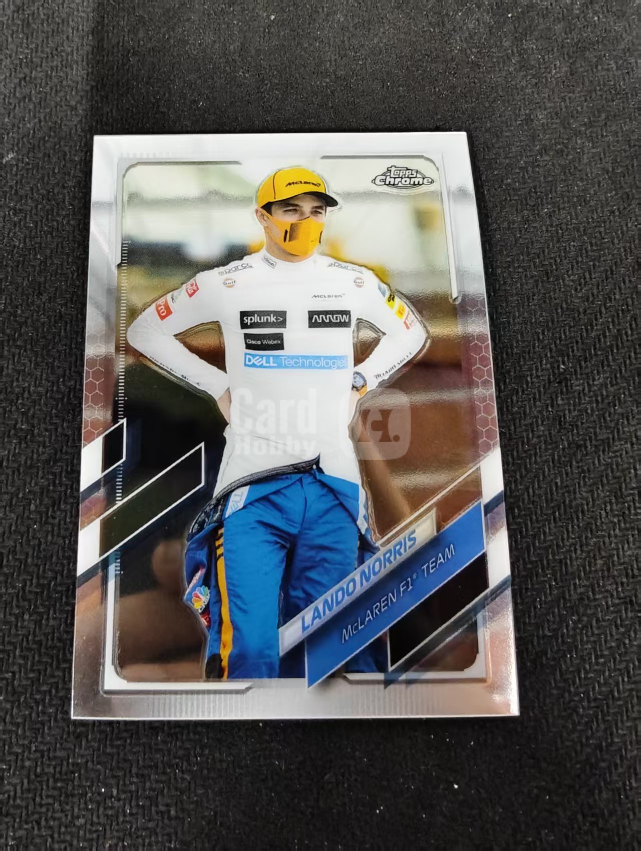 2021 TOPPS CHROME LANDO NORRIS F1 赛车 迈凯伦车队 兰多诺里斯 划痕 边角瑕疵 #52