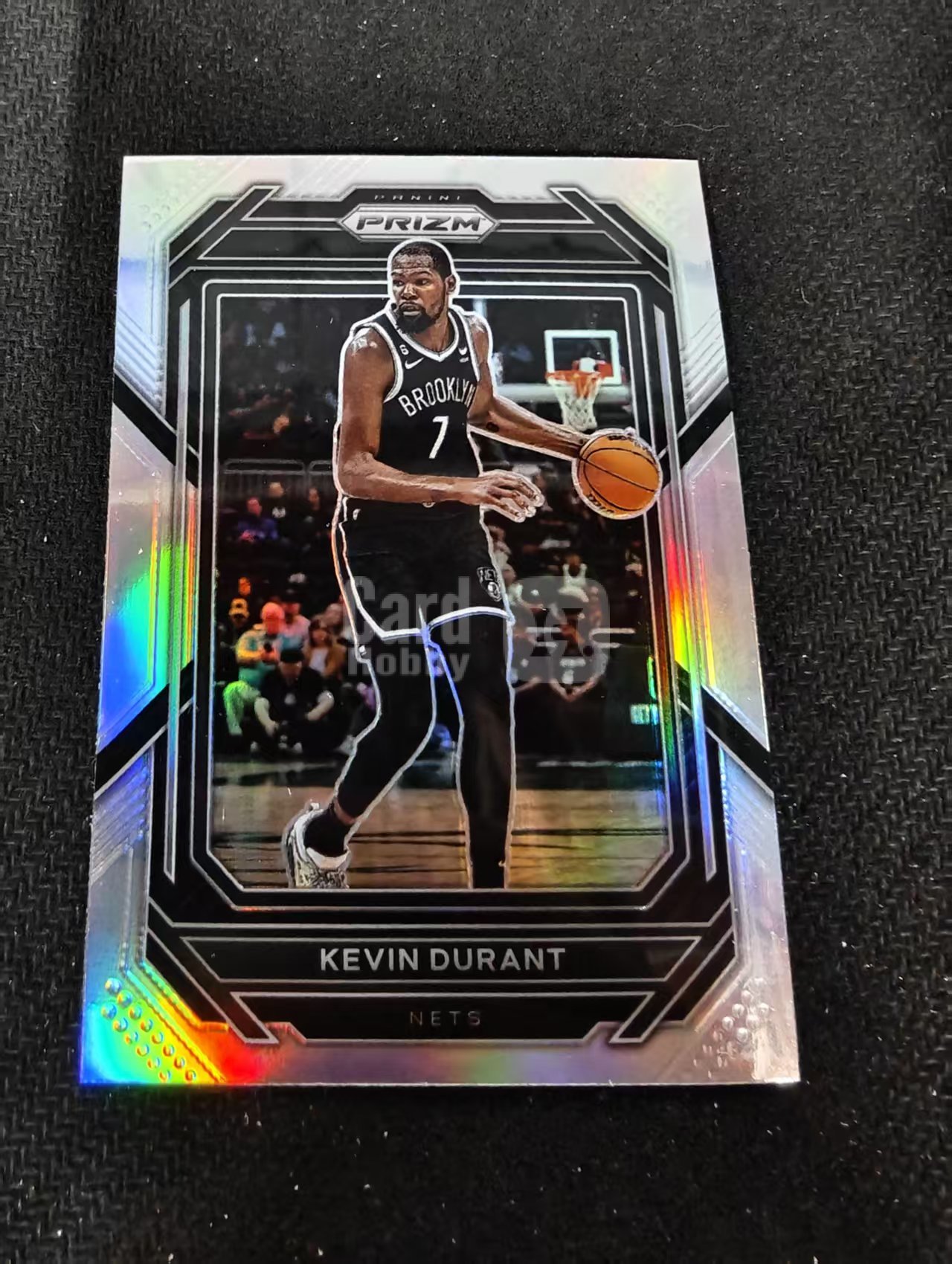 2022-23 Panini Prizm Kevin Durant 篮网 死神 凯文 杜兰特 银折 PZ 划痕 边角瑕疵 #10