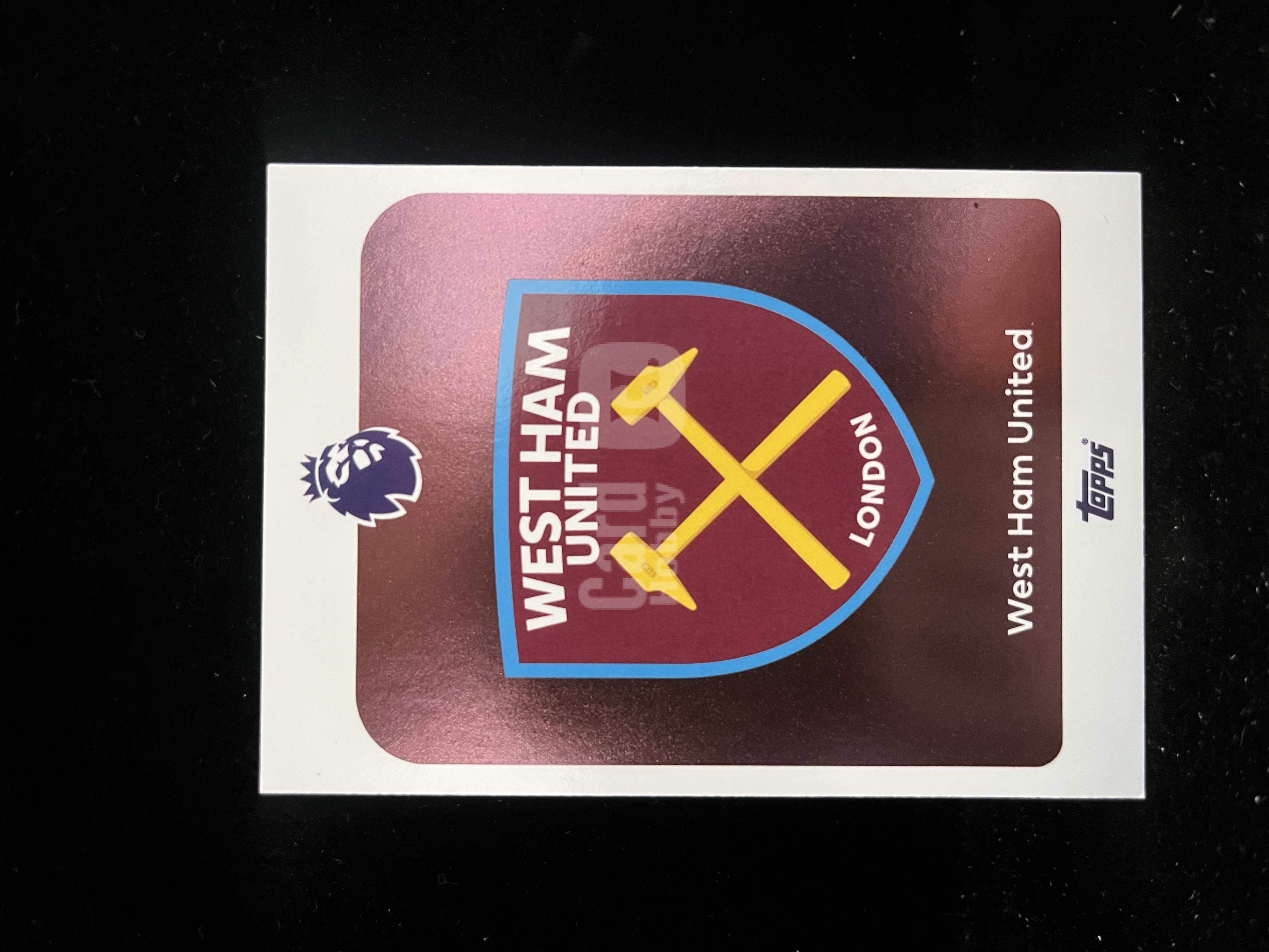 免费代拍 Topps Premier League 英超 西汉姆联 West Ham United 折射 卡品如图#I479