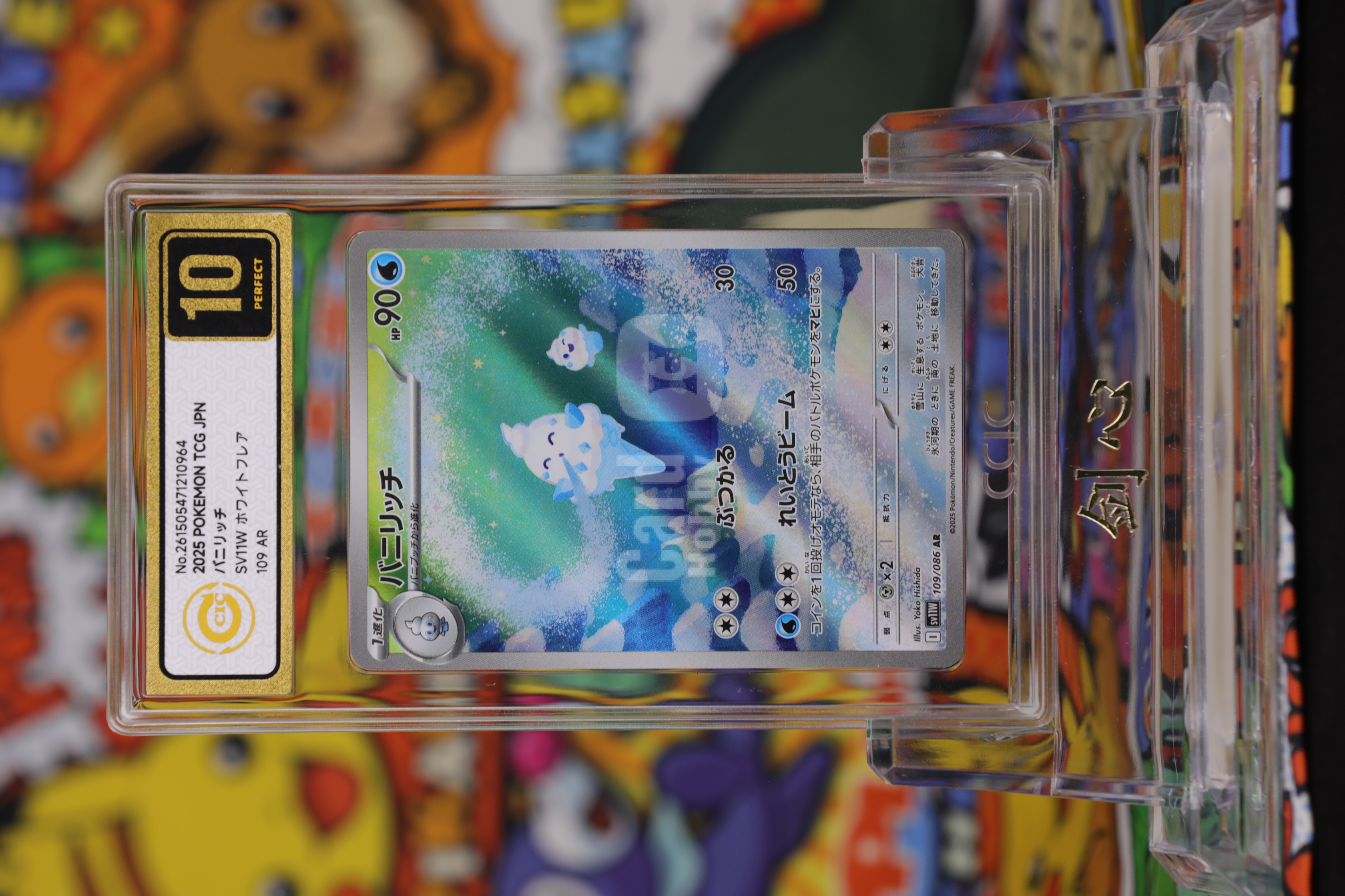 2025 Pokemon TCG 纯白闪焰 多多冰 ja SV11W AR #109 CCIC 金10 卡品如图 《剑心代卖》 JXDM LWF