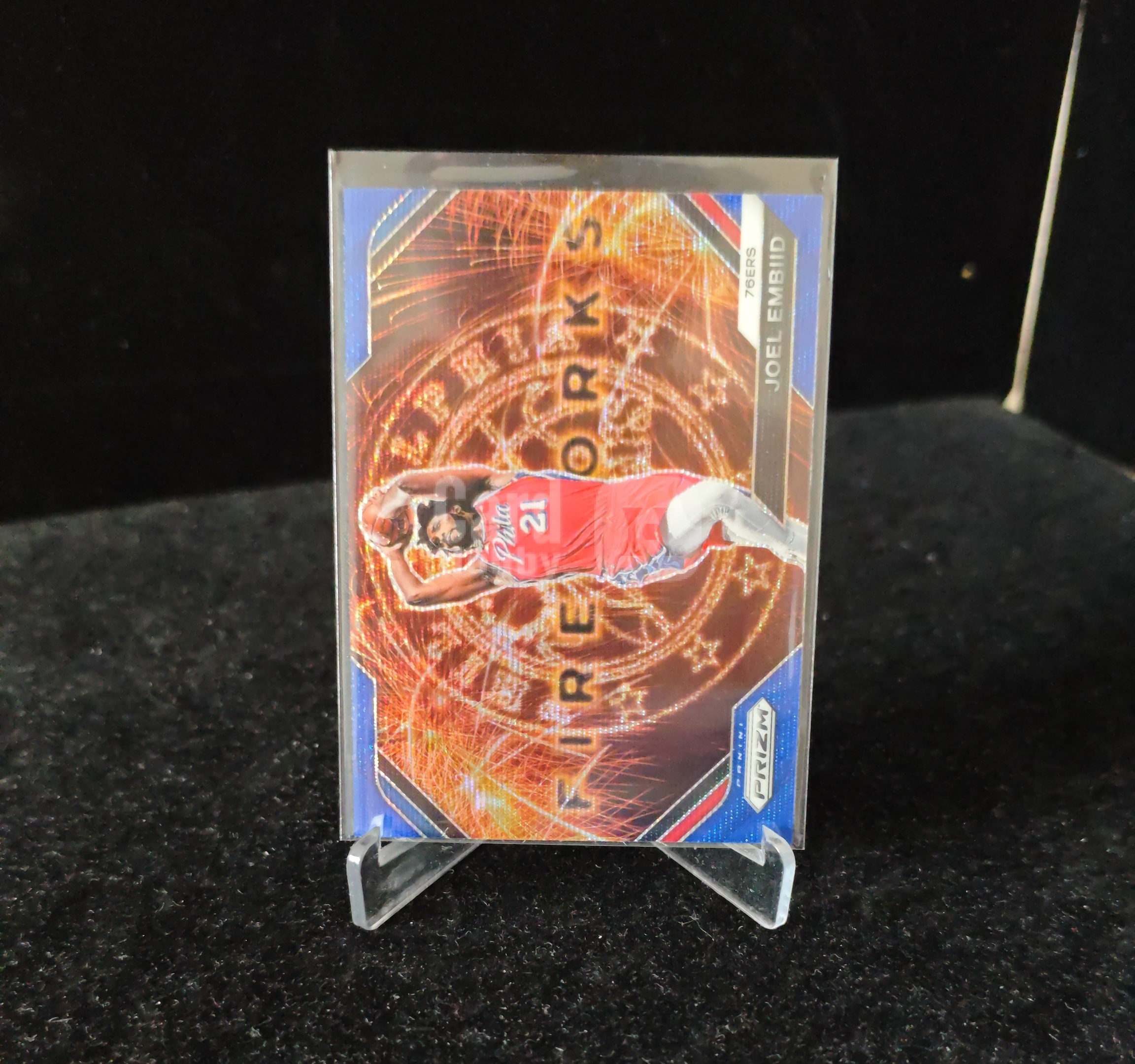 2023-24 Panini Prizm Joel Embiid #13 大帝 恩比德 乔尔 费城76人 卡品如图