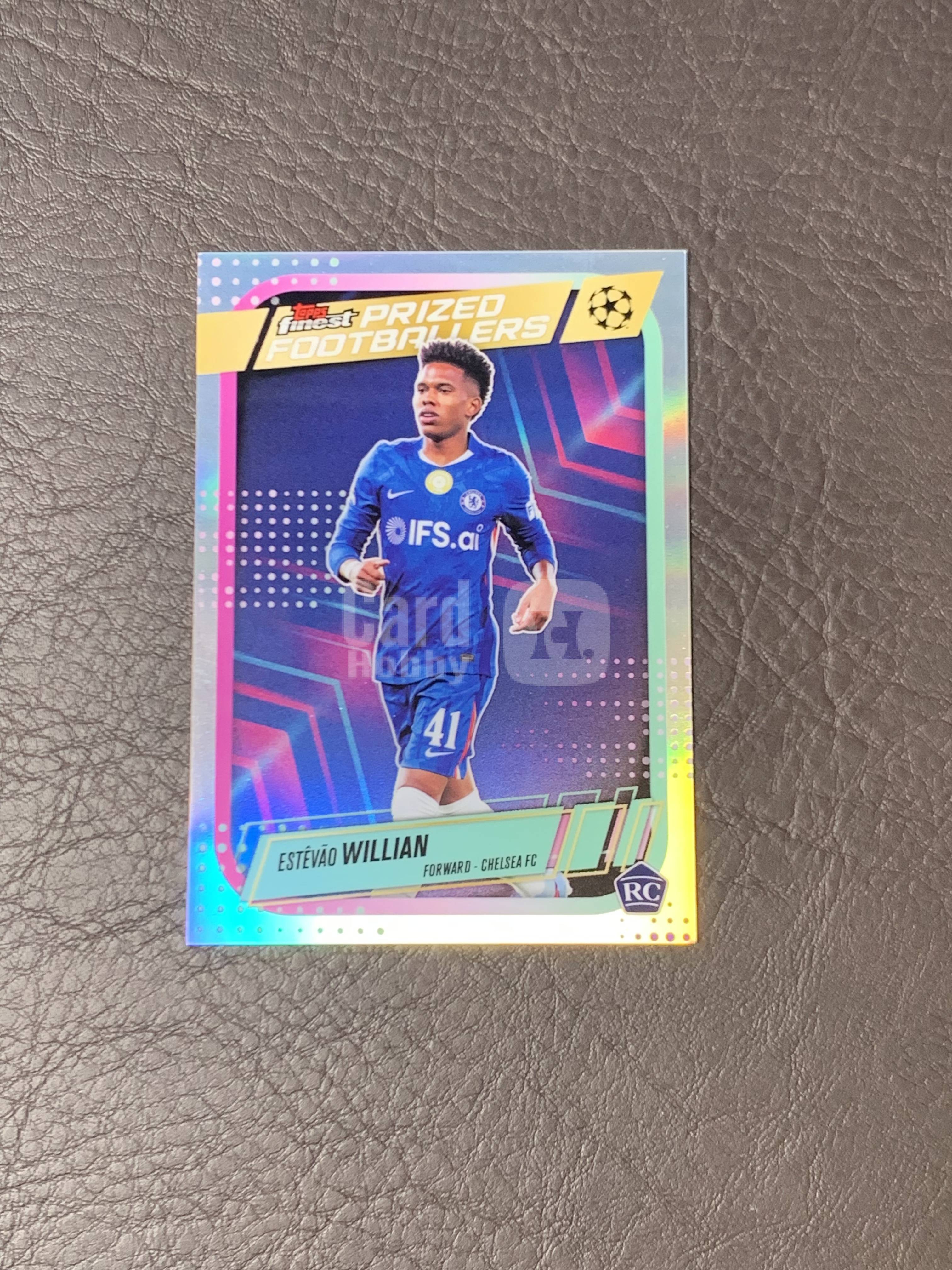 2026 Topps Finest Willian #PF-13 欧冠 珍贵球员特卡 Prized Footballer 埃斯特旺 旺仔