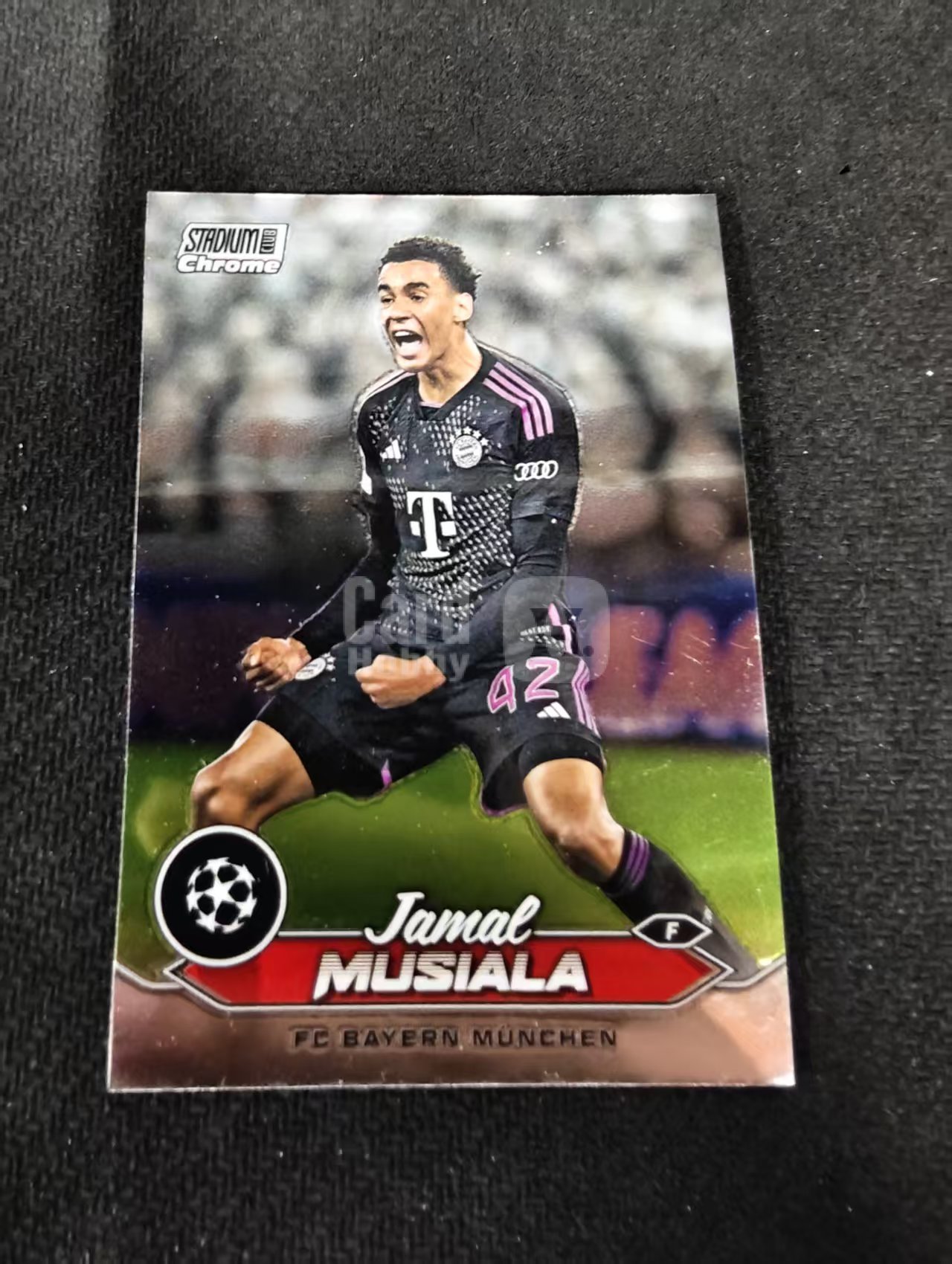 【可合并,不累计】2024 Topps Chrome Jamal Musiala 竞技场 穆西亚拉 穆夏拉 拜仁慕尼黑 欧冠 不保卡品 介意勿拍 #42