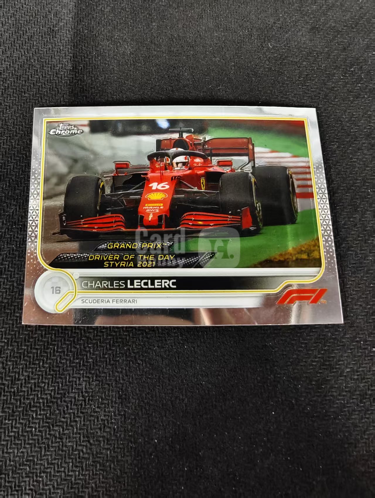 2022 Topps Chrome F1 Charles Leclerc 勒克莱尔 法拉利车队 划痕 边角瑕疵#180