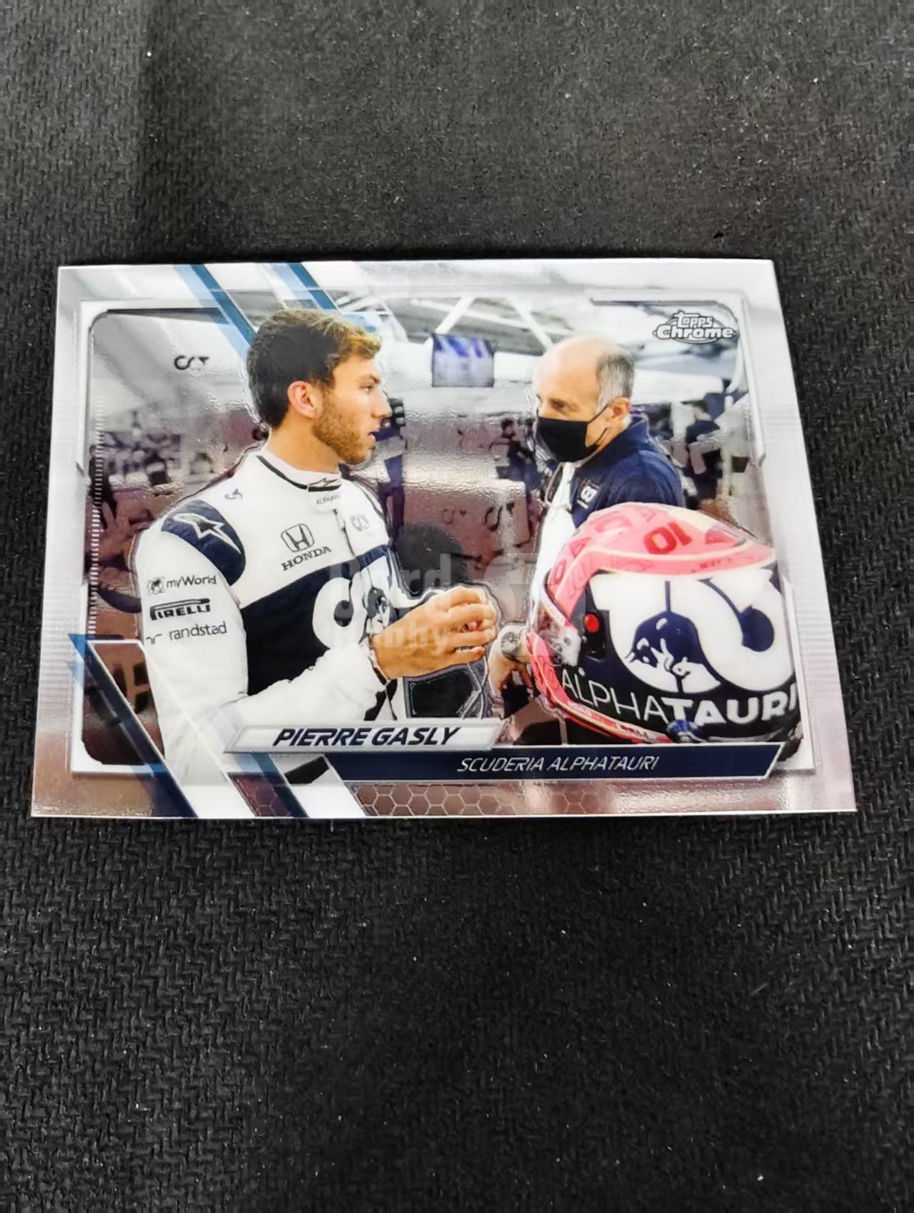 2021 Topps Chrome Pierre Gasly F1 皮埃尔 加斯利 划痕 边角瑕疵 #36