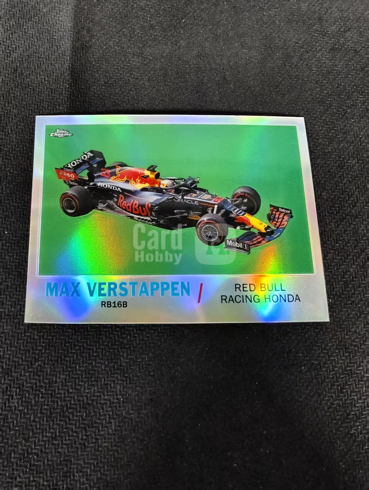 2021 Topps Chrome F1 Max Verstappen 方程式赛车系列 马克斯 维斯塔潘 红牛车队 特卡 银折 F1 划痕 边角瑕疵 #MV