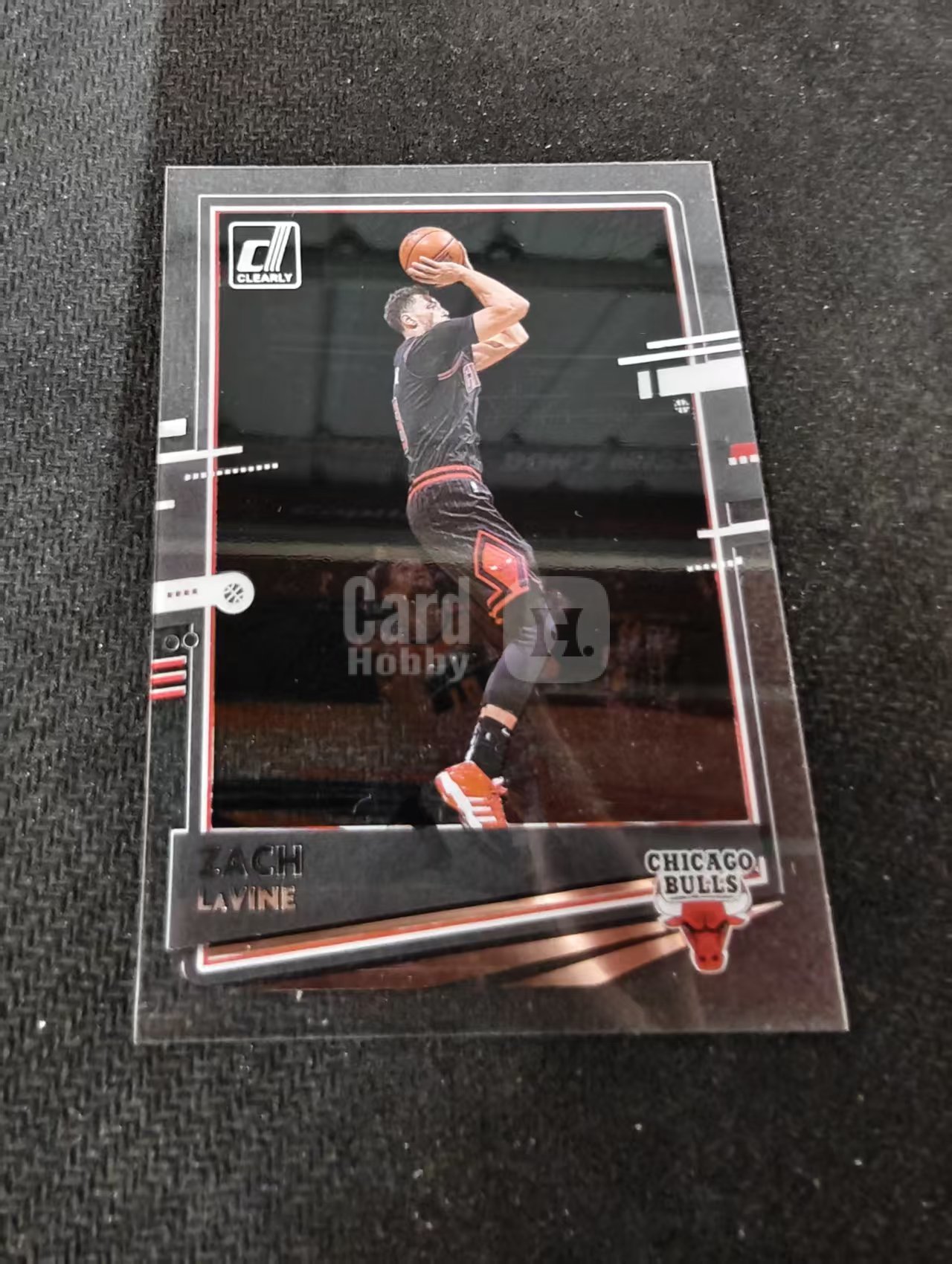 2020-21 Panini Clearly Donruss Zach LaVine 扎克 拉文 公牛 杜蕾斯 胶片 划痕 边角瑕疵 #34