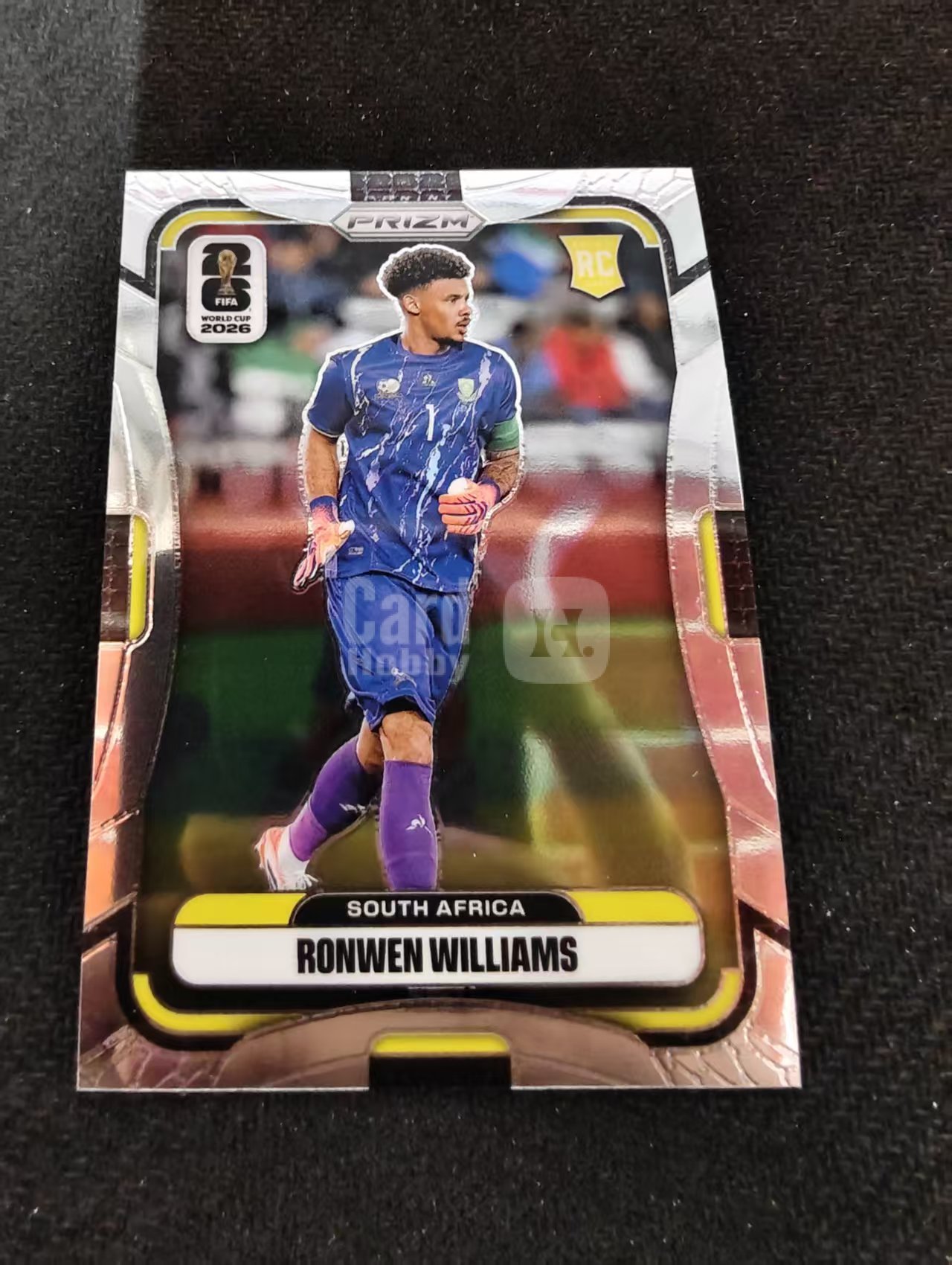 2026 Panini World Cup Prizm Ronwen Williams 新秀RC 南非 罗恩文 威廉姆斯 PZ世界杯 划痕 边角瑕疵#409