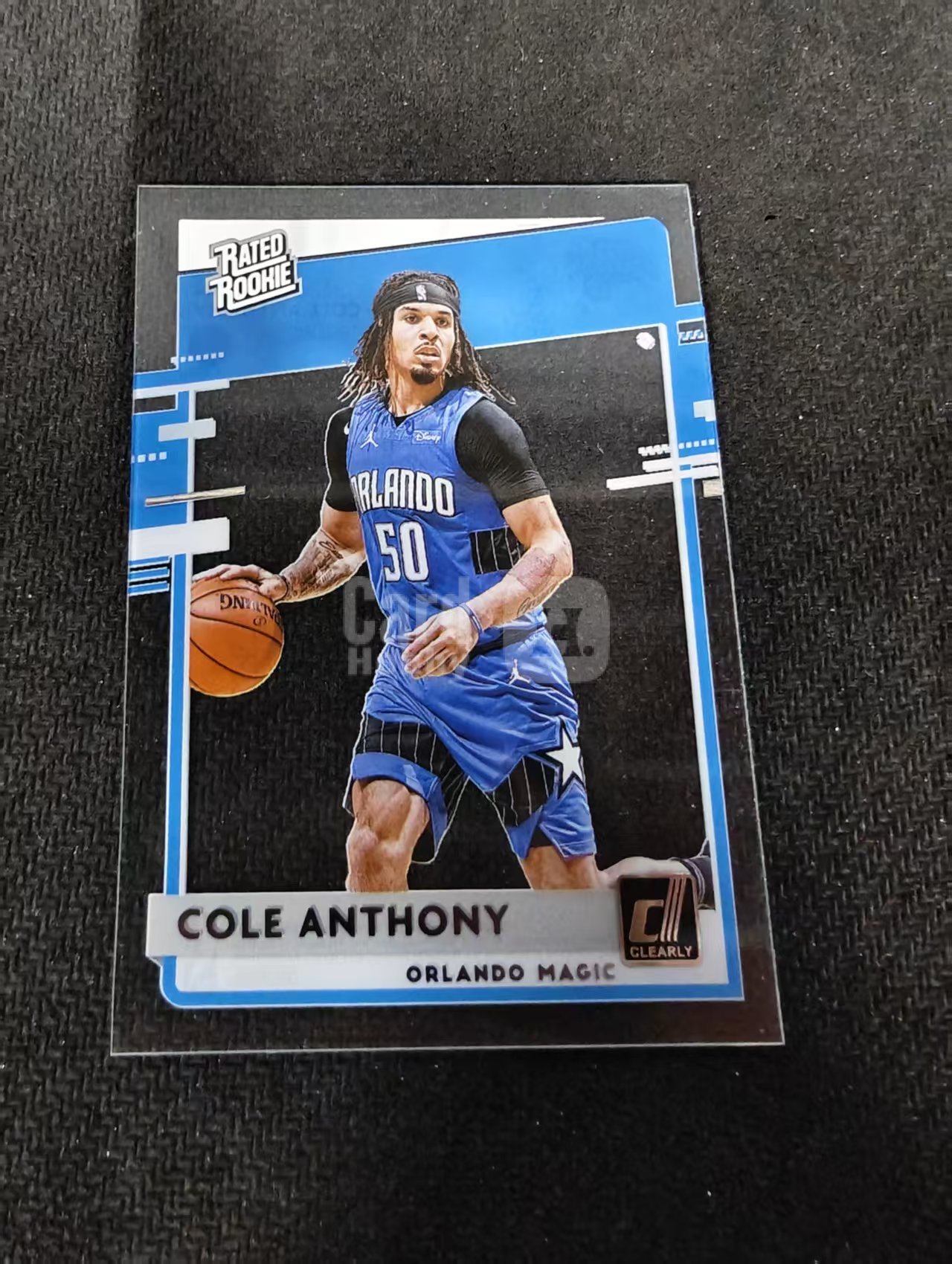2020-21 Panini Clearly Donruss Cole Anthony RC 新秀 魔术 科尔 安东尼 杜蕾斯 透明 胶片 划痕 边角瑕疵 #52