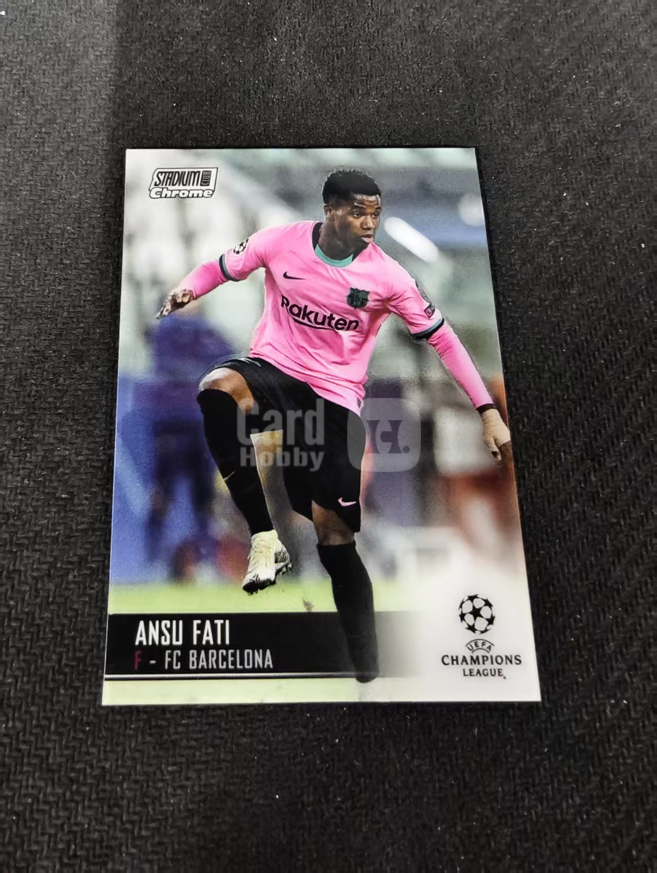 【可合并,不累计】2021 Topps Stadium Club Chrome Ansu Fati 安苏 法蒂 巴萨 欧冠 竞技场 不保卡品 介意勿拍 #83
