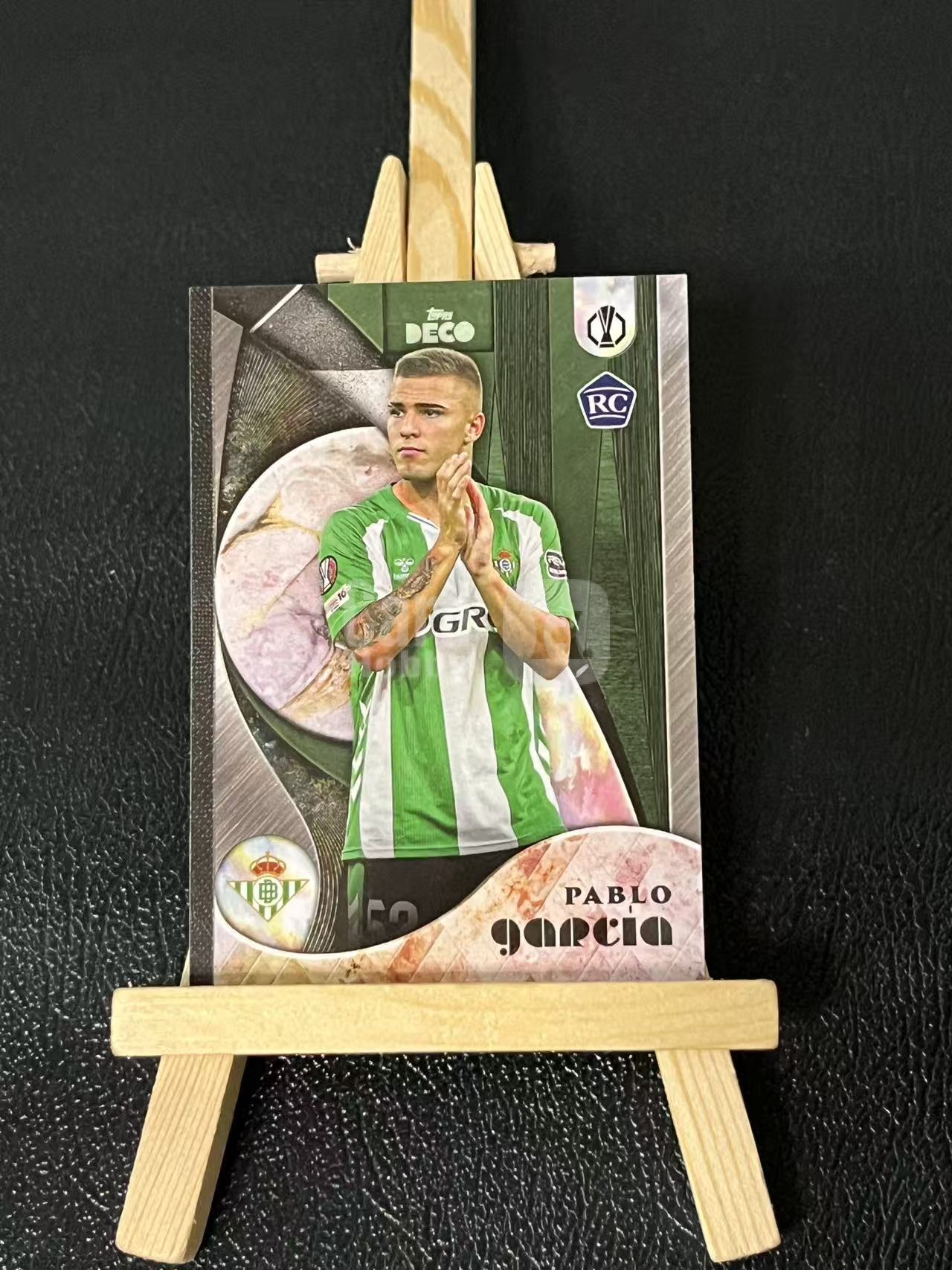 2025 Topps UEFA pablo garcia RC 巴勃罗 加西亚 新秀 皇家贝蒂斯 欧冠 deco 实卡精美 卡品如图 LA-3