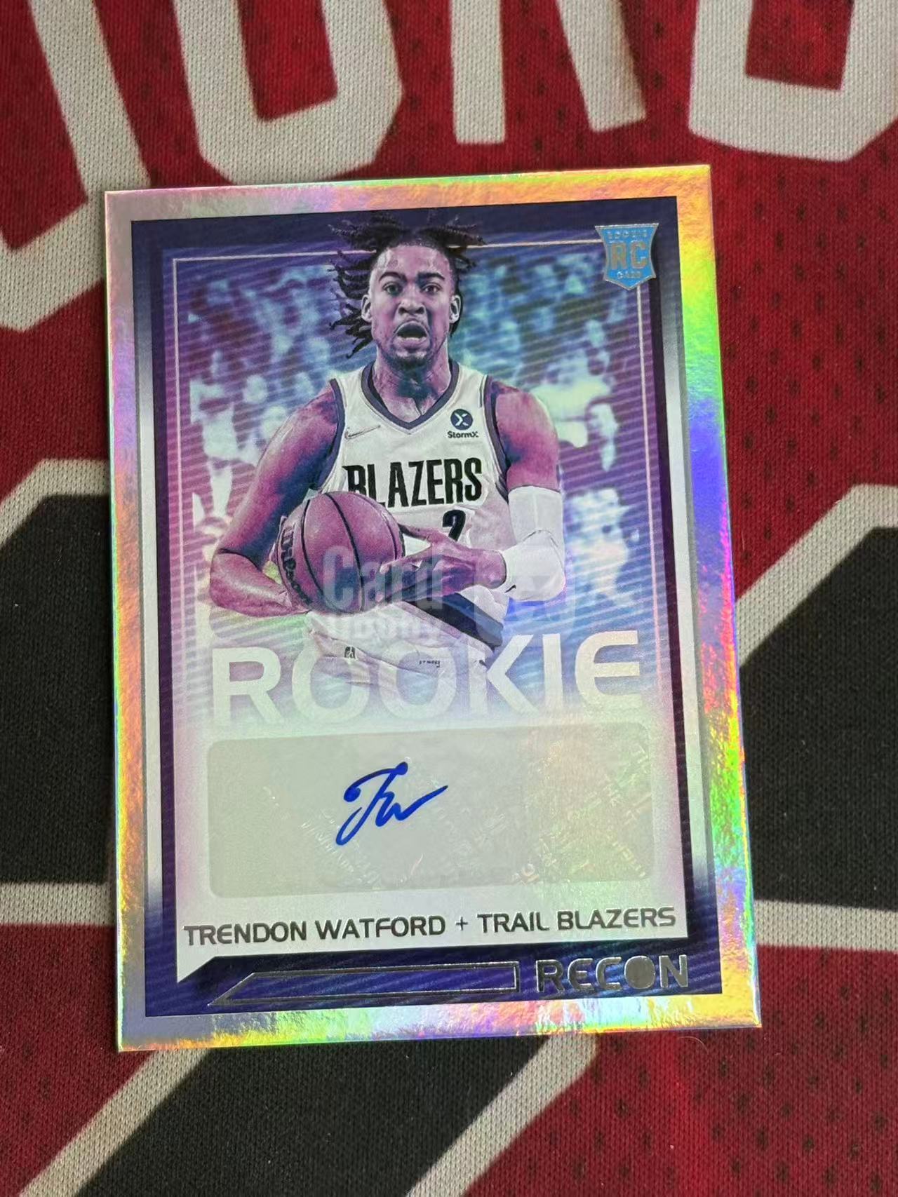 2021-22 PANINI RECON Trendon Watford 开拓者 新秀RC 特伦登沃特福德 签字卡 新秀签 银折 折射 专收凑套必备【烂臭嘴拍卖】