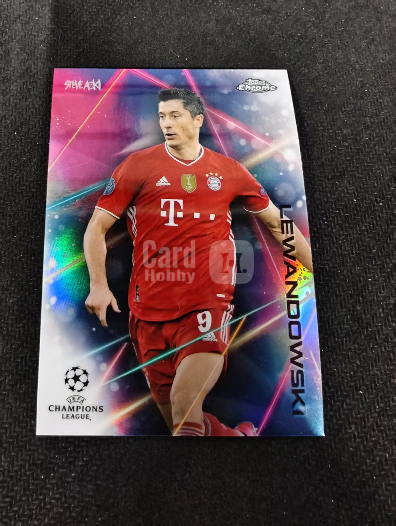 【可合并,不累计】2021 Topps Chrome Robert Lewandowski 拜仁 莱万多夫斯基 欧冠 银折 不保卡品 介意勿拍