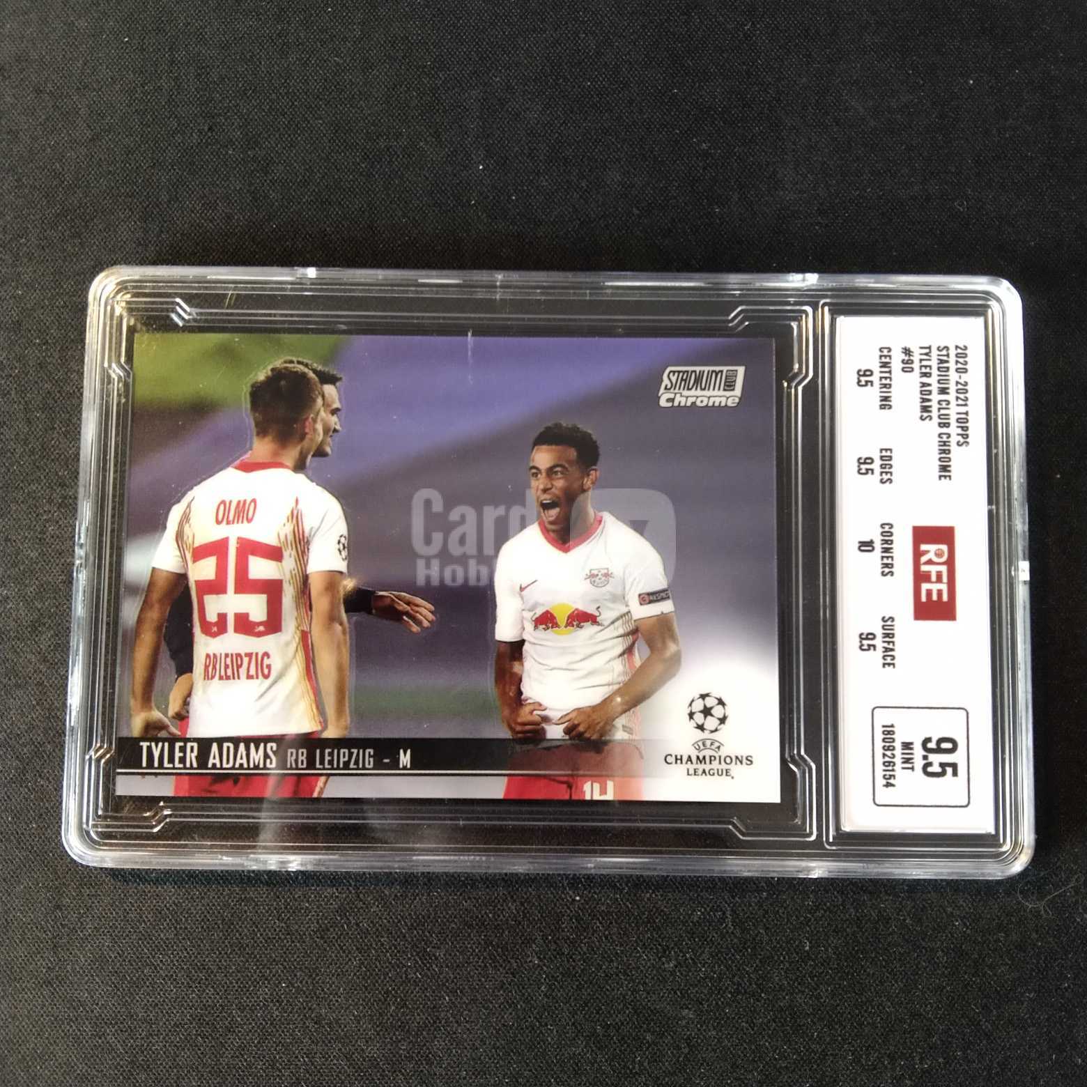 2020-21 Topps Stadium Club Chrome 泰勒 亚当斯 评级卡 莱比锡红牛 实卡精美稀有 品质保障 投资收藏必备 保值回购 详情见说明 【蓝色星球】