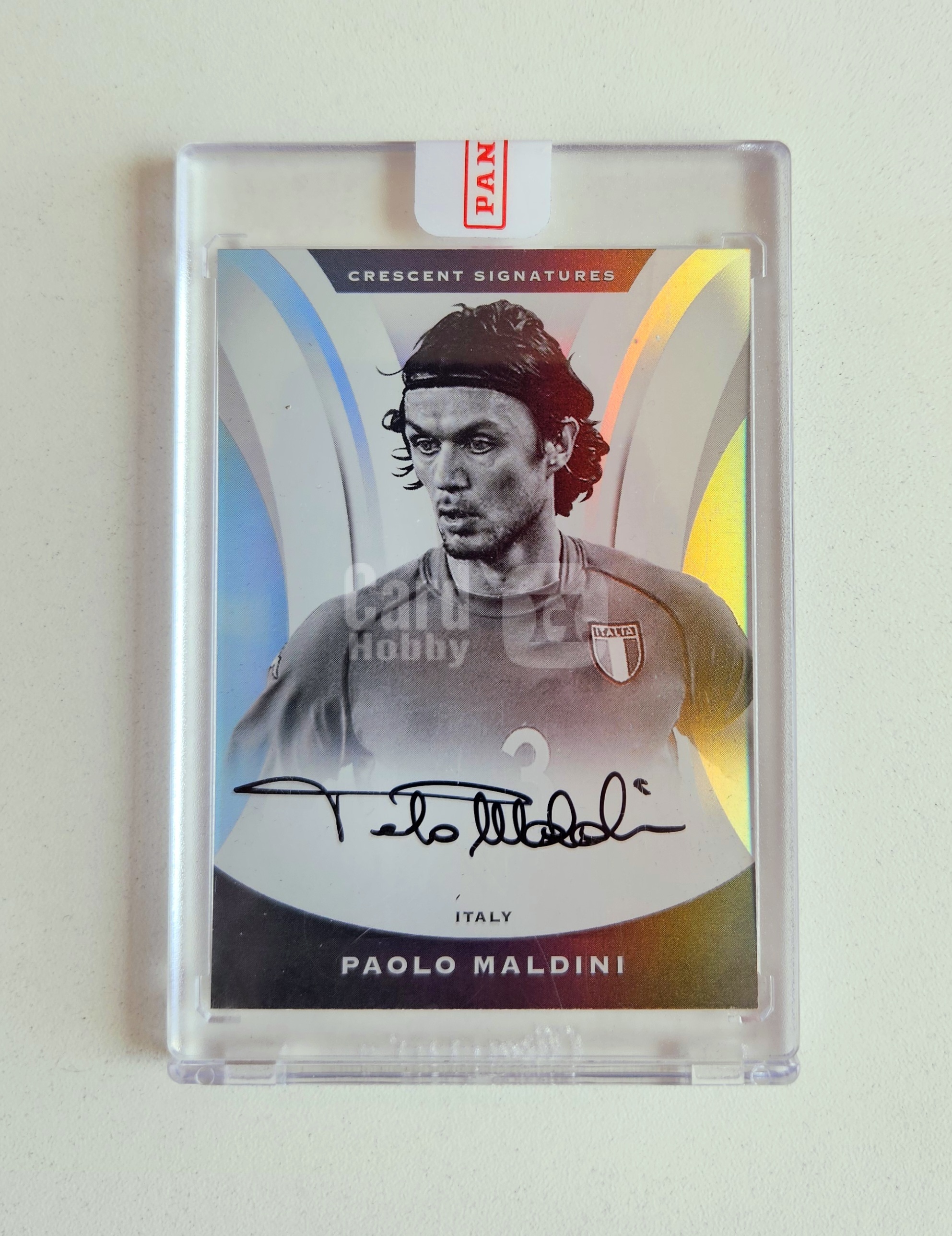 2017 Panini Nobility Paolo Maldini 马尔蒂尼 卡签 原封砖 正银折 非常罕见 错过难找 贵族 AC米兰 签名 梅西 c罗 亚马尔 姆巴佩 哈兰德 前辈 卡品如图