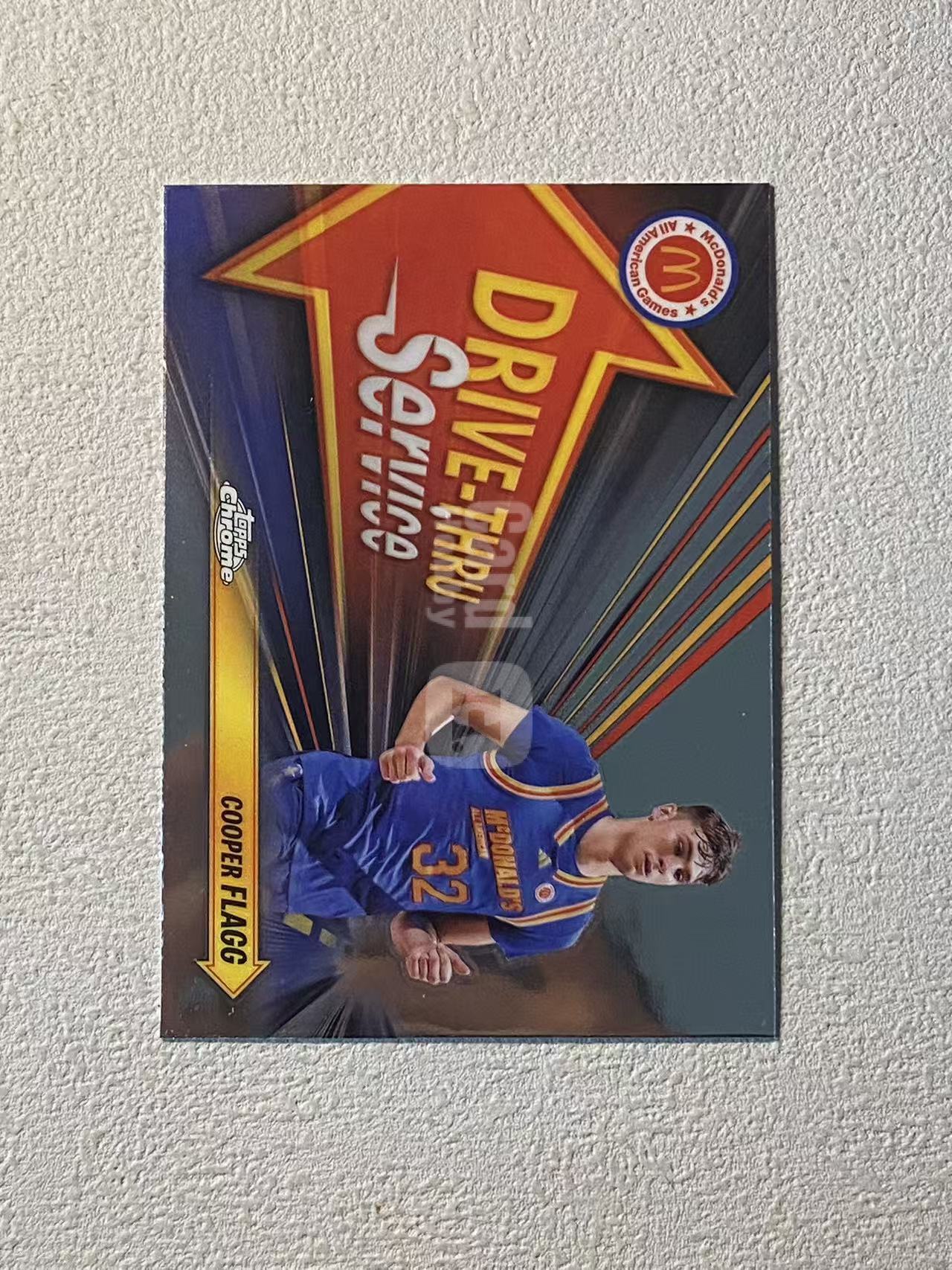 2025 Topps Chrome Cooper Flagg 新秀rc 库珀 弗拉格 状元 大比例 特卡 大学 美国之子 收藏必备