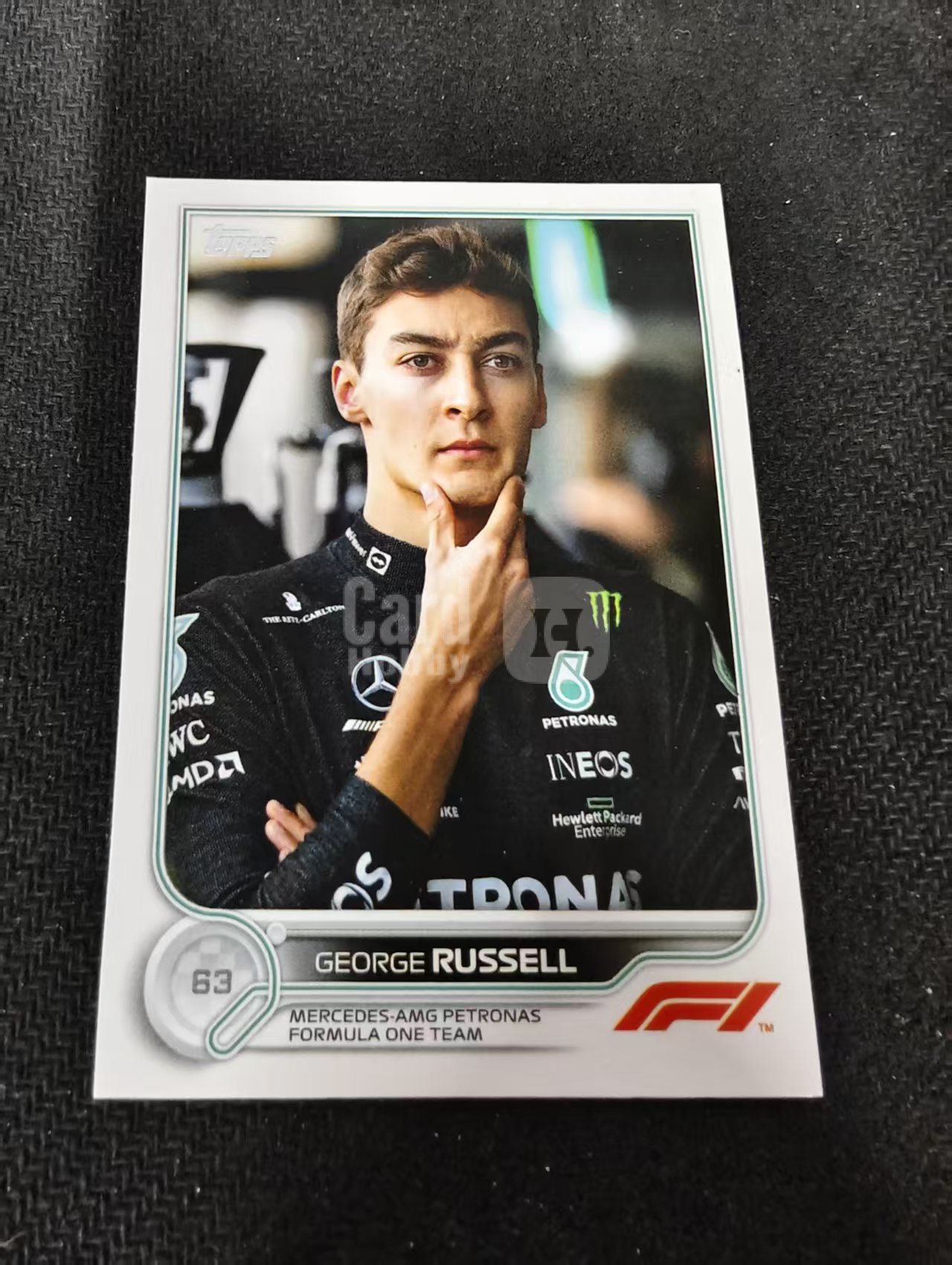 2022 Topps Chrome F1 George Russell 乔治 拉塞尔 梅奔 划痕 边角瑕疵@18