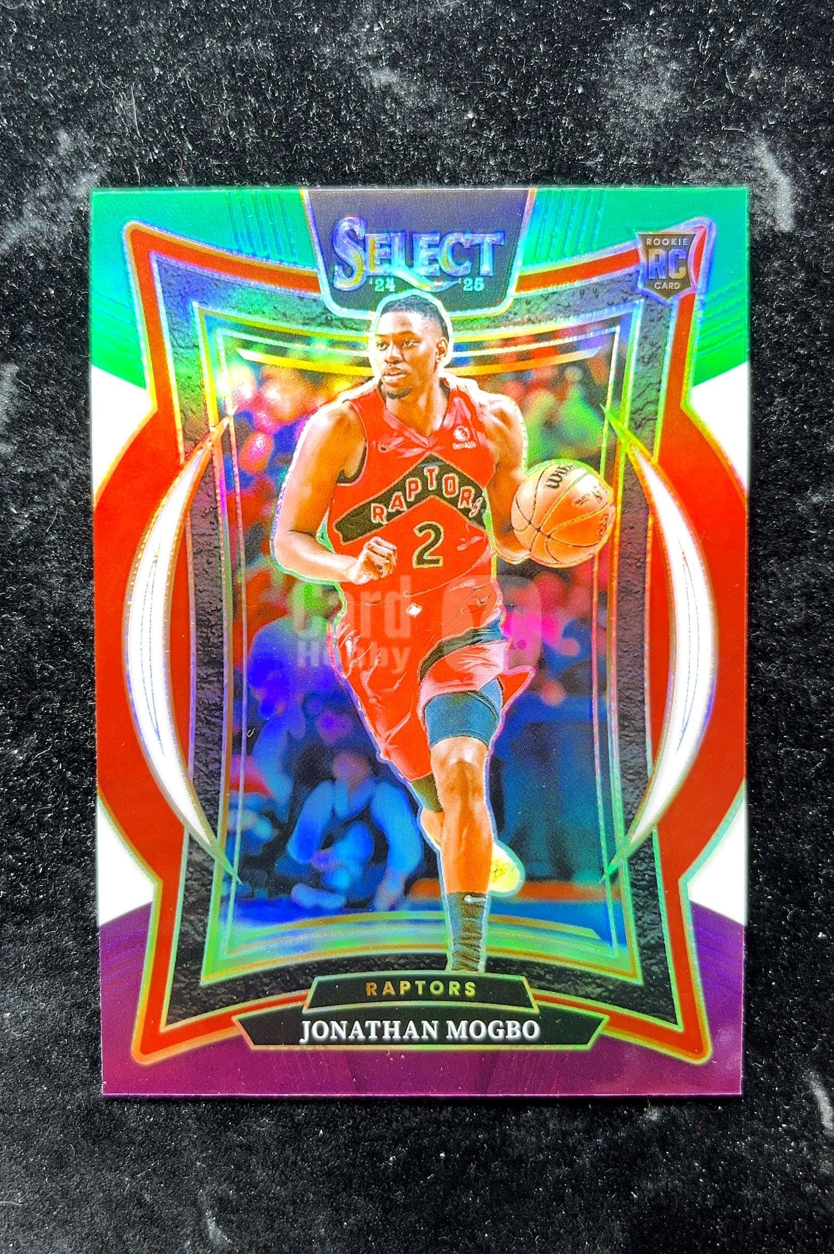 【小白1%代卖】2024 Panini SELECT PRIZM Jonathan Mogbo 乔纳森·莫戈博 绿折 折射 新秀 RC 卡品如图 高价值 #87 Toronto 0702