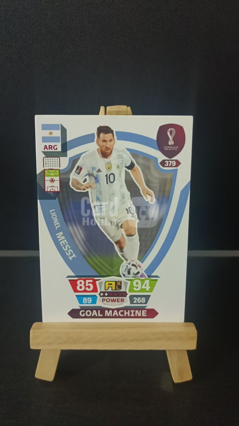2022 Panini Adrenalyn XL Lionel Messi #379 世界杯 阿根廷 碎冰折 梅西 巴萨 球王 游戏版