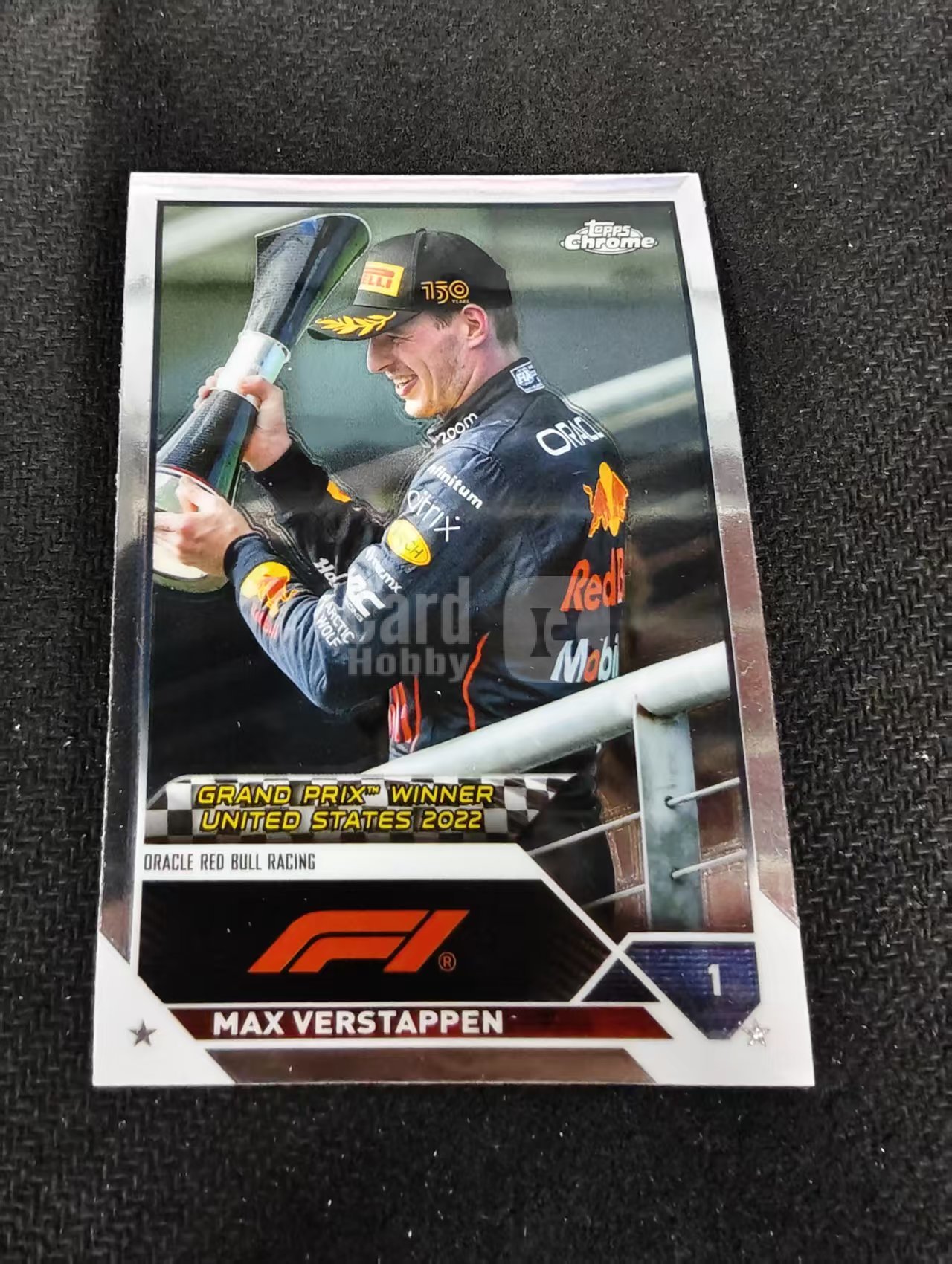 2023 Topps Chrome F1 Max Verstappen 维斯塔潘 红牛 划痕 边角瑕疵 #162