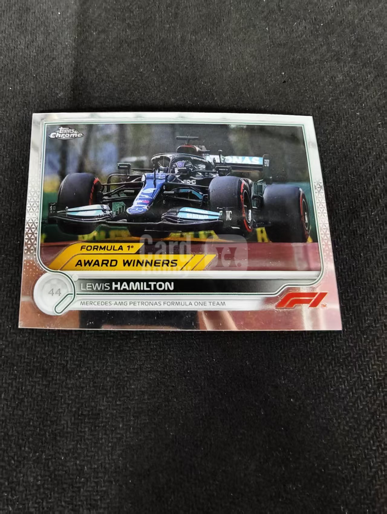 2022 Topps Chrome F1 Lewis Hamilton 刘易斯 汉密尔顿 AMG梅赛德斯奔驰 划痕 边角瑕疵 #195