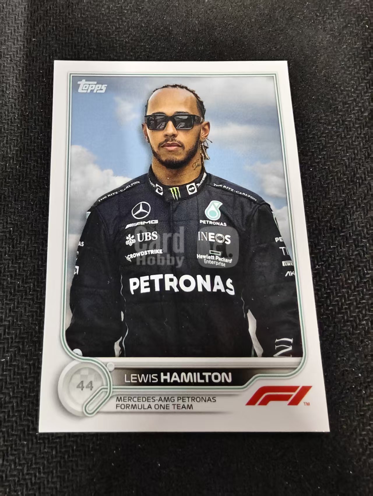 2022 Topps Chrome F1 Lewis Hamilton 刘易斯 汉密尔顿 AMG梅赛德斯奔驰 划痕 边角瑕疵 @6