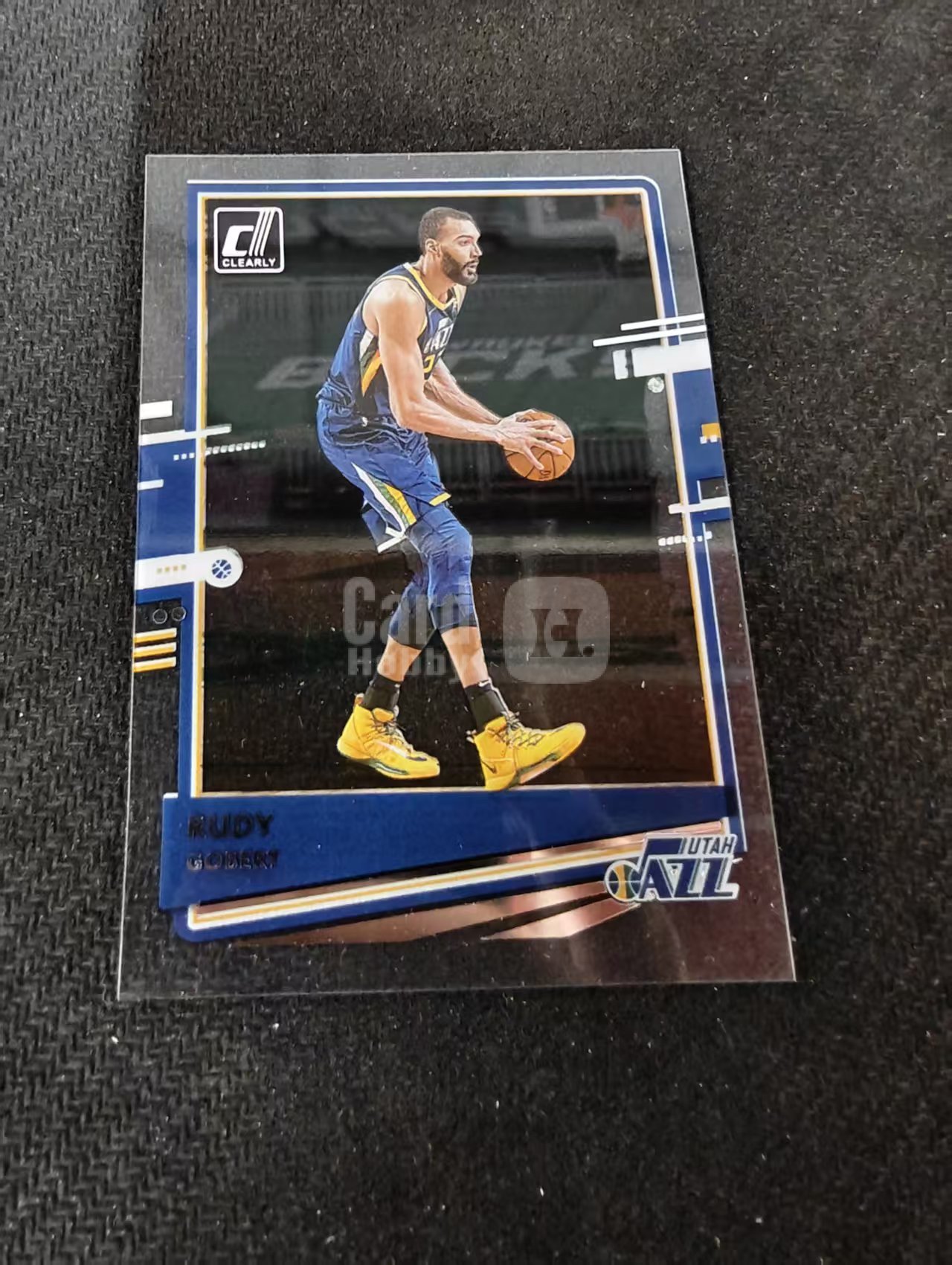 2020-21 Panini Clearly Donruss Rudy Gobert 鲁迪 戈贝尔 爵士 杜蕾斯 胶片 划痕 边角瑕疵 #44
