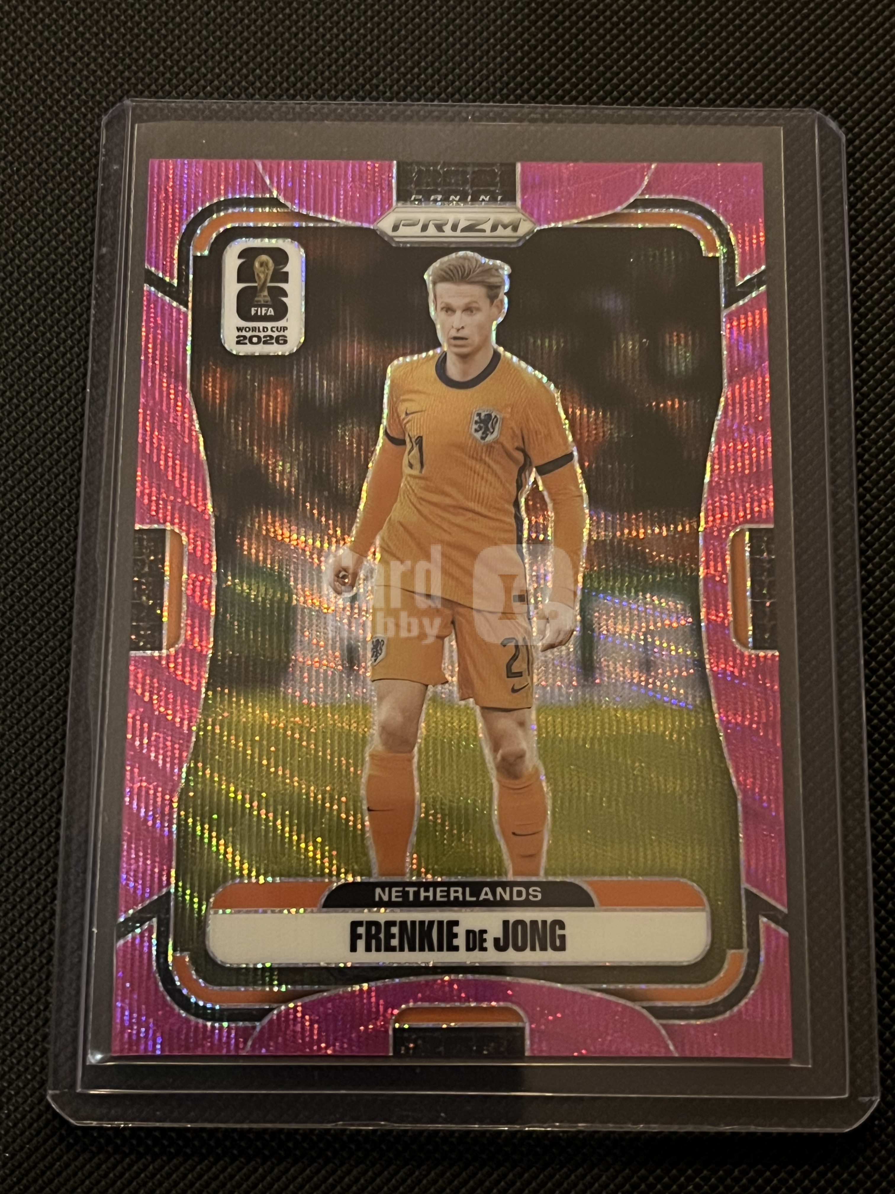 2025-26 Panini Prizm World Cup Frenkie de Jong #311 荷兰 弗伦基·德容 65编 粉波纹 平行 折射卡!!凑套必备!!
