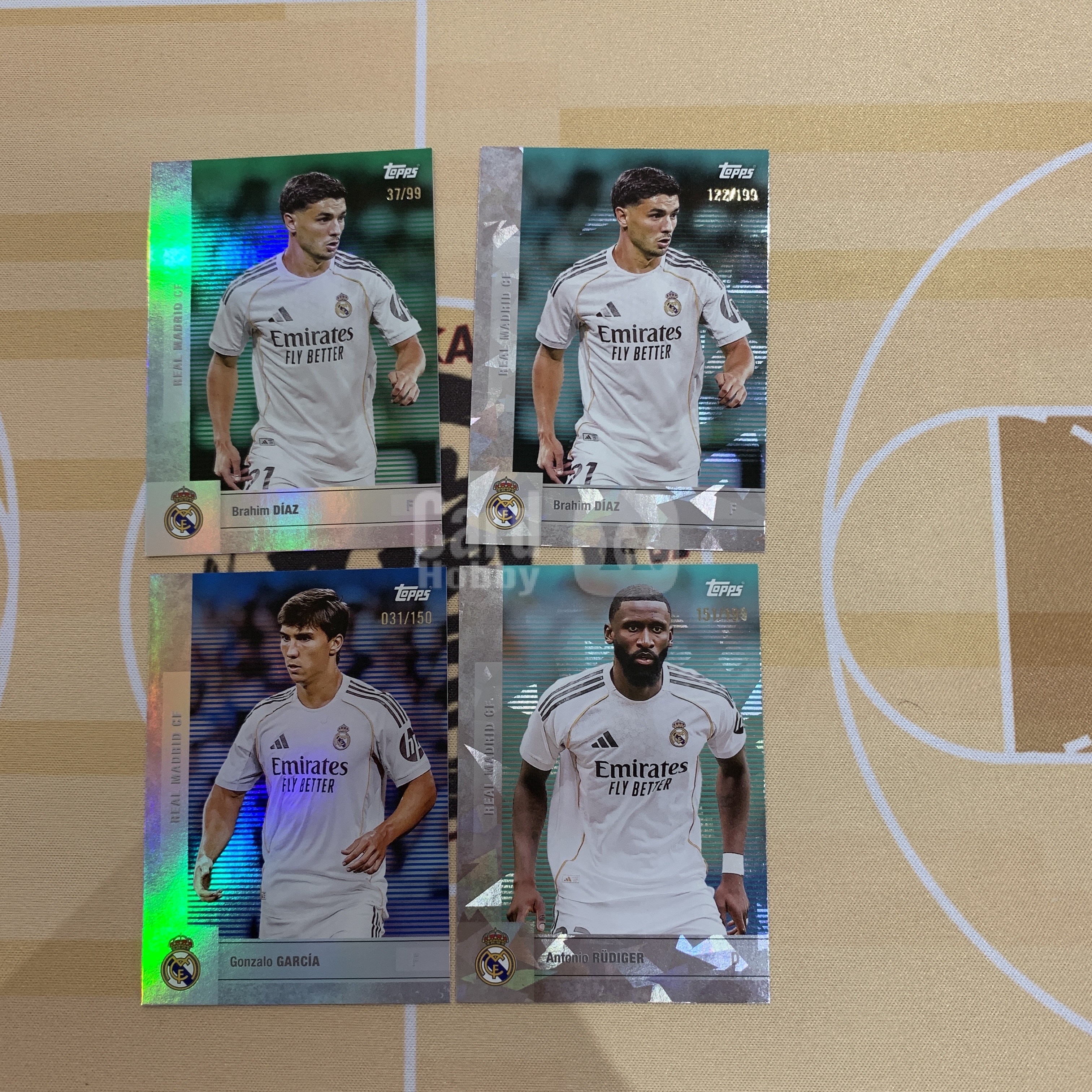2026 Topps Official Club 撸卡厮 Lukas 皇马队盒 Brahim Diaz 布拉希姆迪亚斯 皇马 99编 199编 带队LOT 吕迪格 加西亚 代编 收藏必备(羊肉串)
