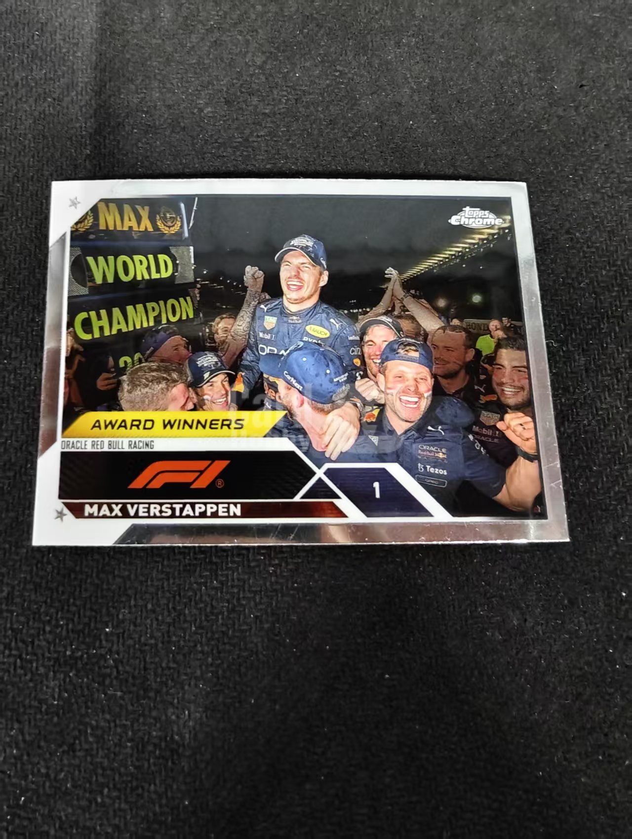 2023 Topps Chrome F1 Max Verstappen 维斯塔潘 红牛 划痕 边角瑕疵 #190