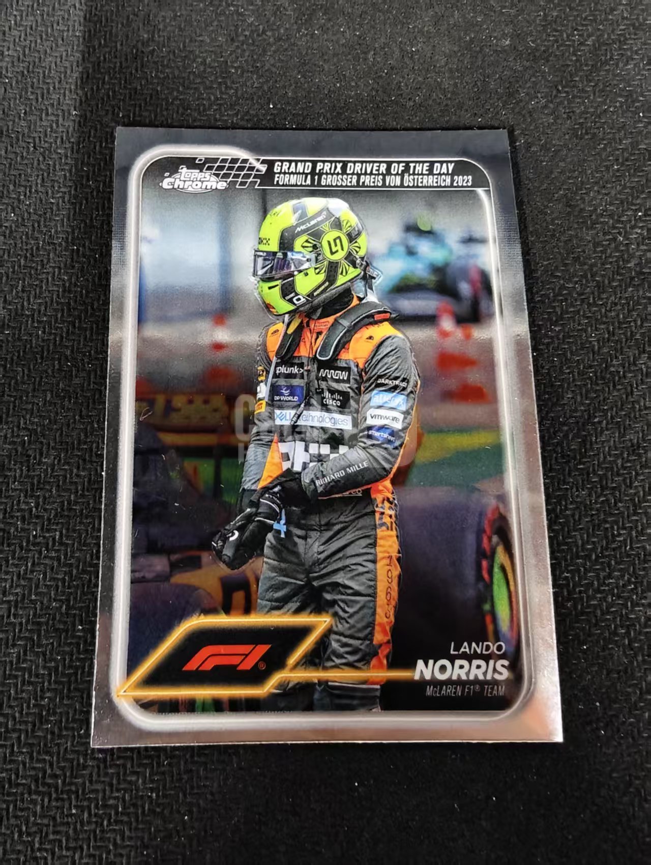 2024 Topps Chrome F1 Lando Norris 诺里斯 迈凯伦 划痕 边角瑕疵 #167