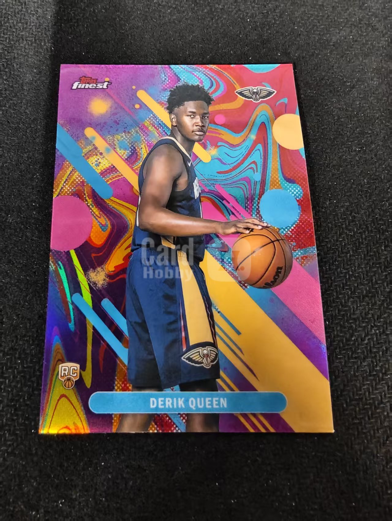 2026 Topps Finest Derik Queen 鹈鹕 德里克 奎因 新秀 RC 一级 油漆折 涂鸦折 油画折 油泼折 瑕疵如图