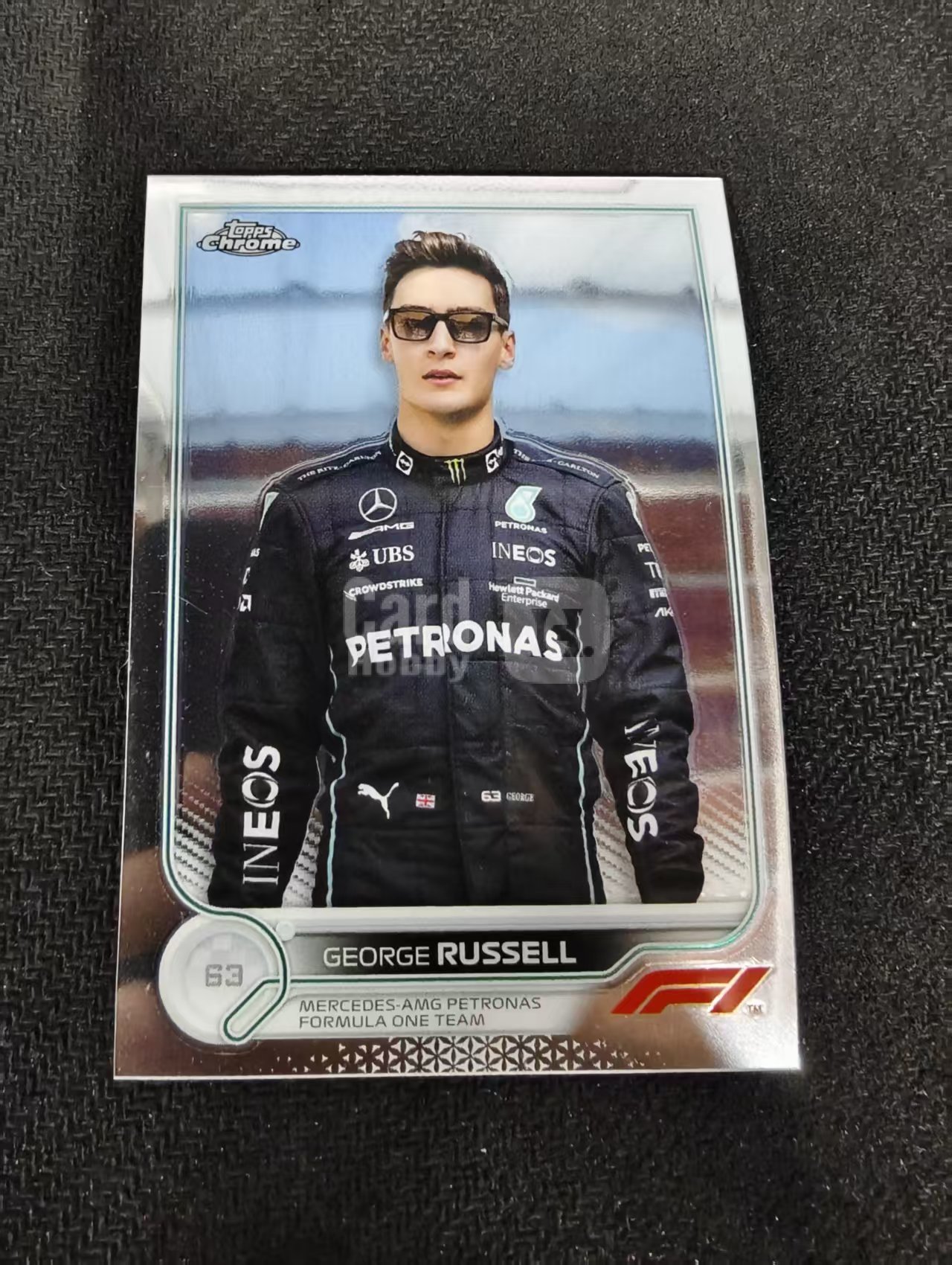 2022 Topps Chrome F1 George Russell 乔治 拉塞尔 梅奔 划痕 边角瑕疵#20