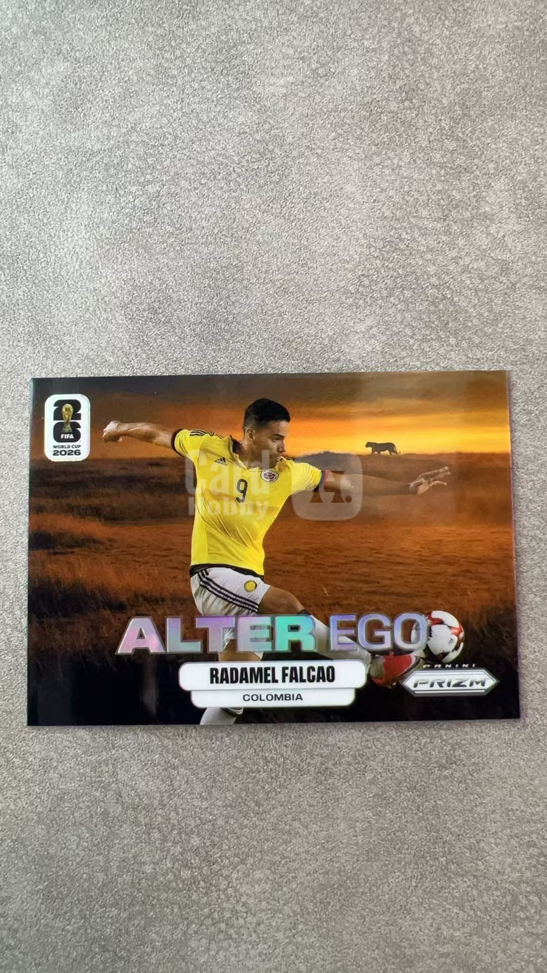 8106【330球星卡实体店代卖】2026 Panini pz世界杯 Prizm RADAMEL FALCAO 法尔考 哥伦比亚 alter ego 折射 大比例 ssp (UK23)