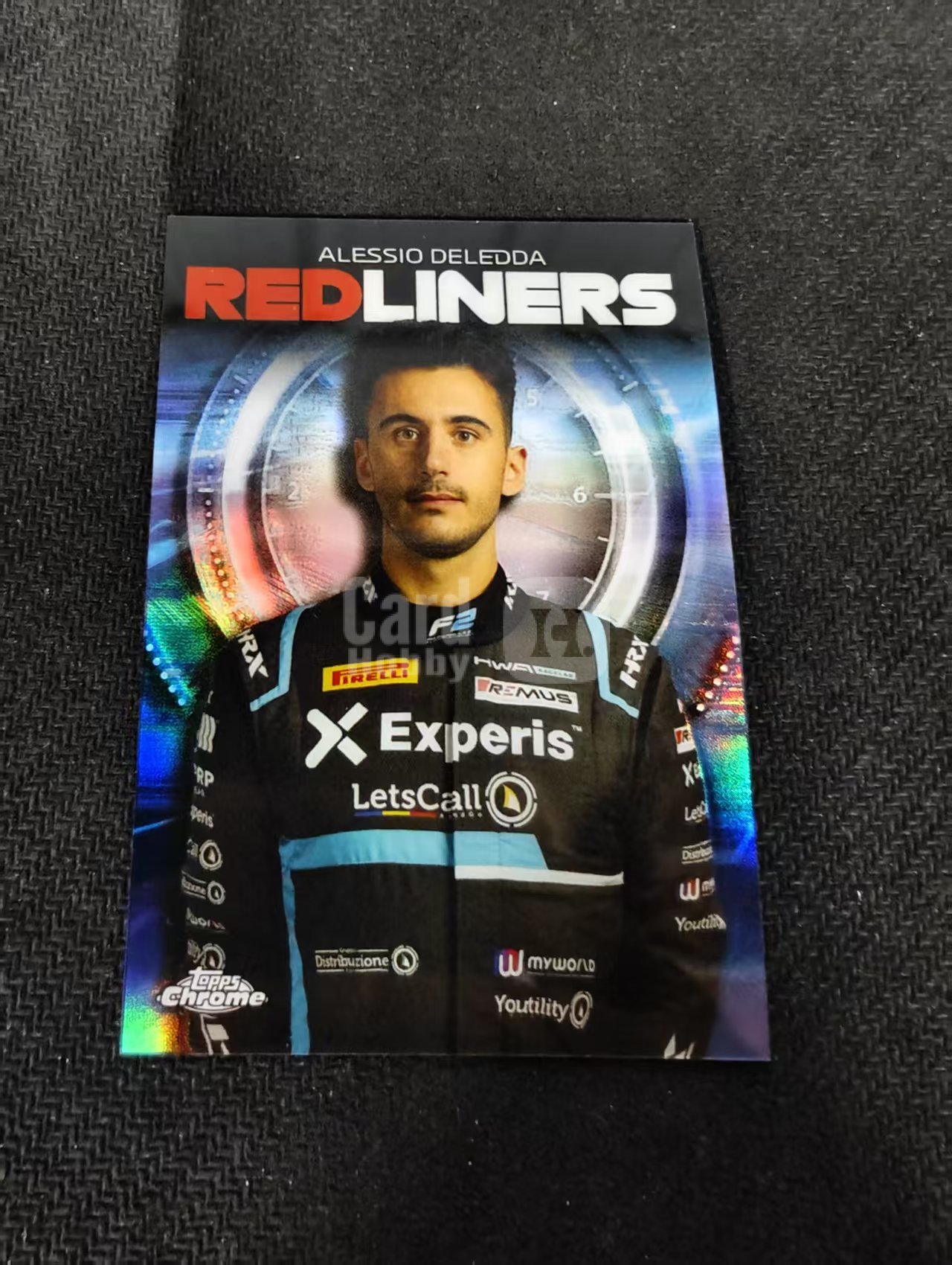 2021 Topps Chrome F1 Alessio Deledda F1 阿莱西奥 德莱达 银折 red liners 特卡 边角瑕疵 #14