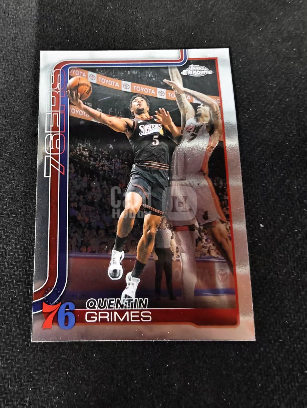 2026 Topps Chrome Update Quentin Grimes 昆汀 格莱姆斯 76人 TCU 划痕 边角瑕疵 #137