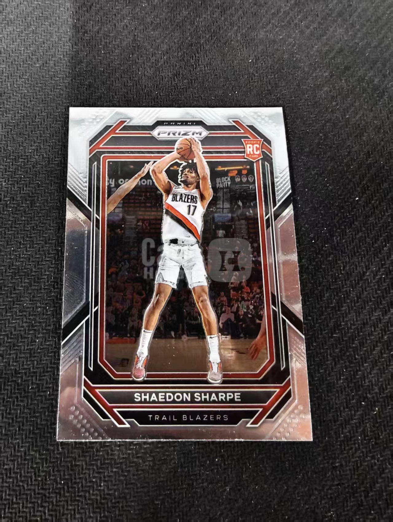 【可合并,不累计】2022-23 Panini Prizm Shaedon Sharpe RC 谢登 夏普 开拓者 新秀RC PZ 不保卡品 介意勿拍 #250